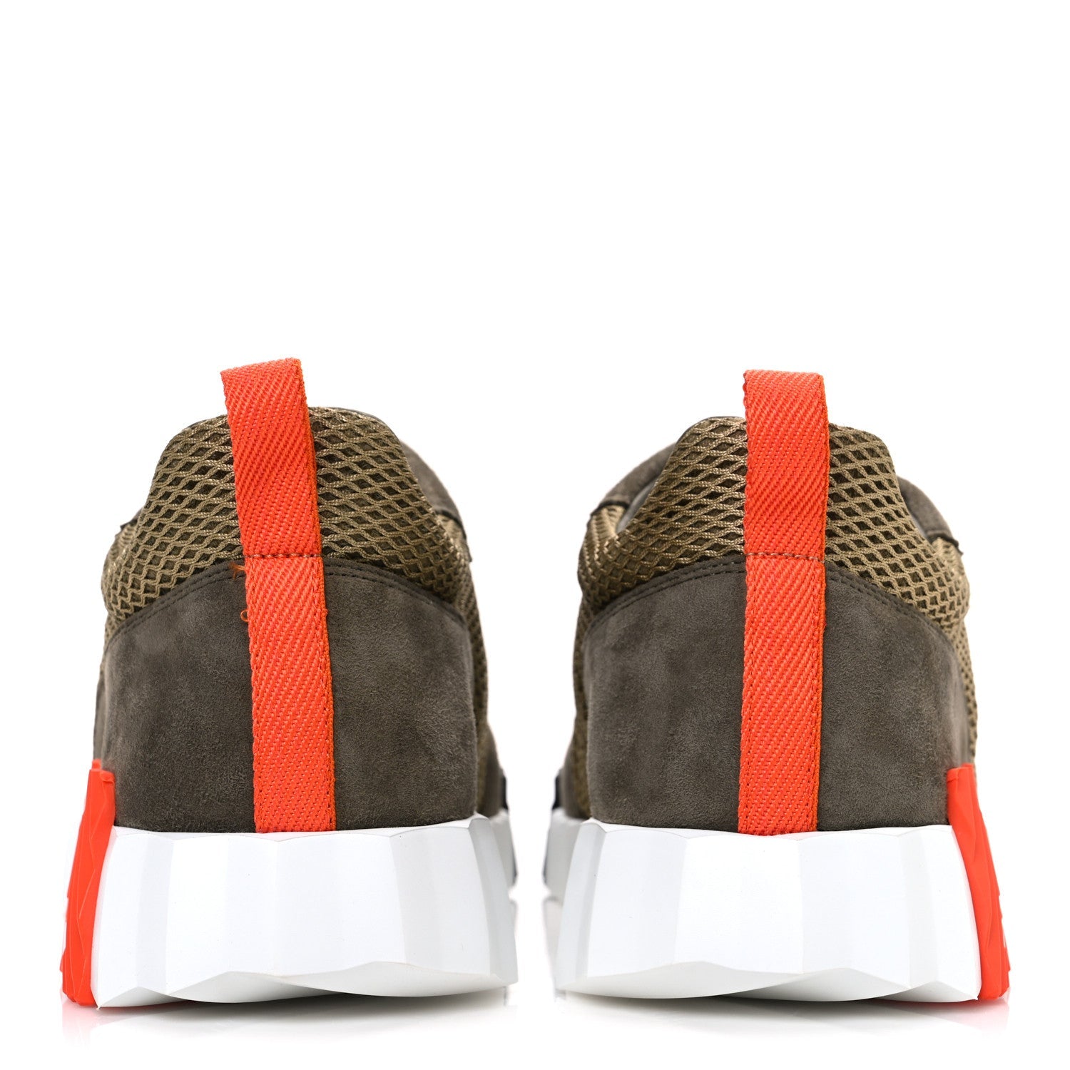 Air Mesh Suede Goatskin Mens Bouncing Sneakers 42 Vert Toundra