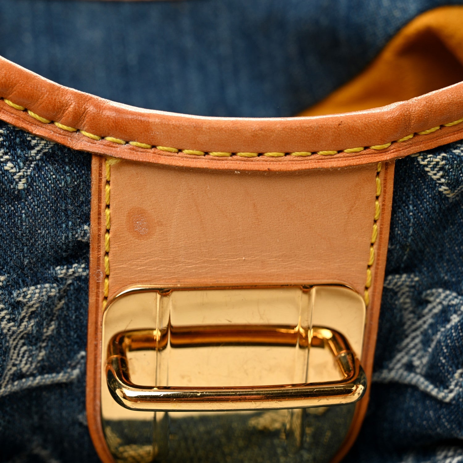 Monogram Denim Pleaty Blue
