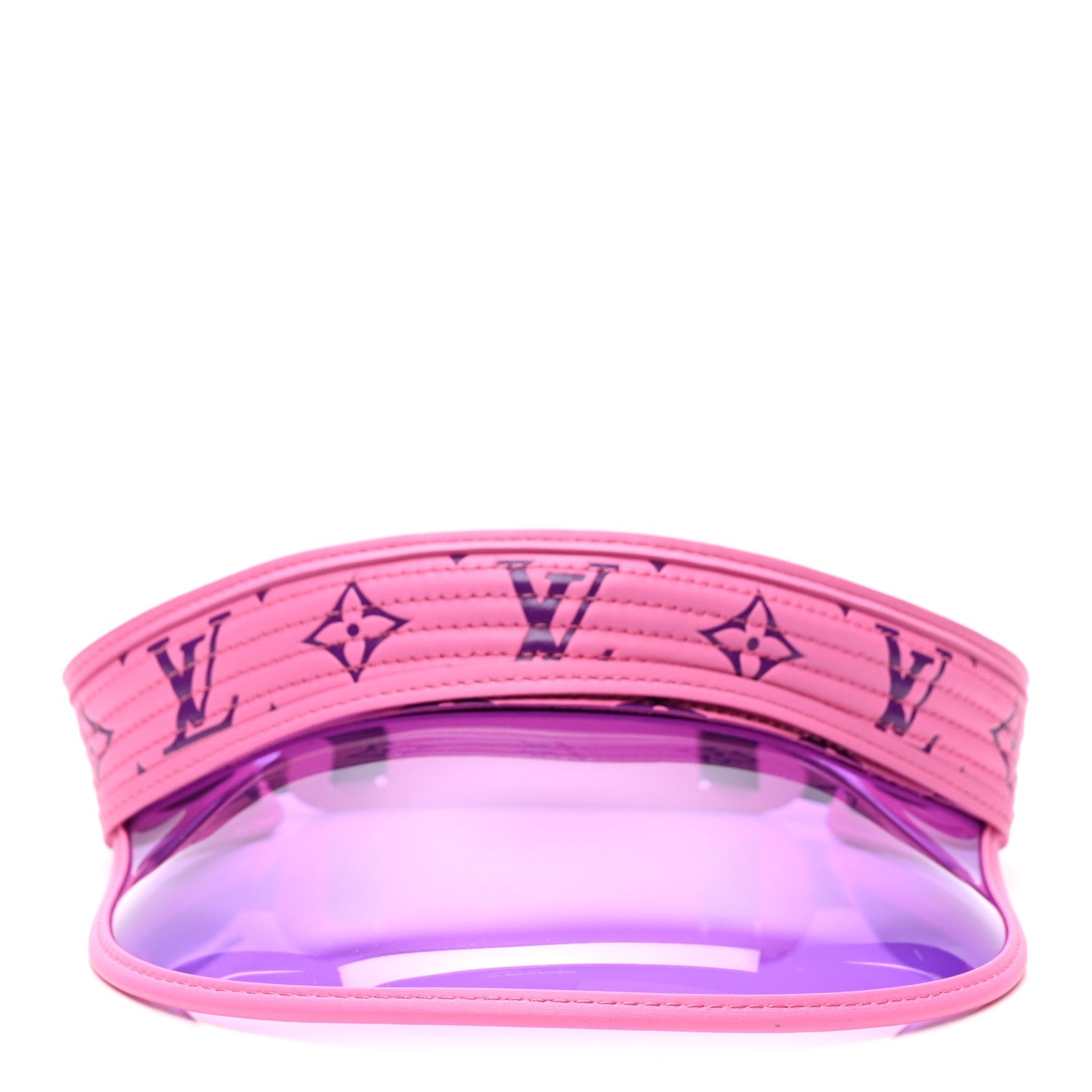Lambskin PVC Monogram Vuittamins Visor Rose Violet