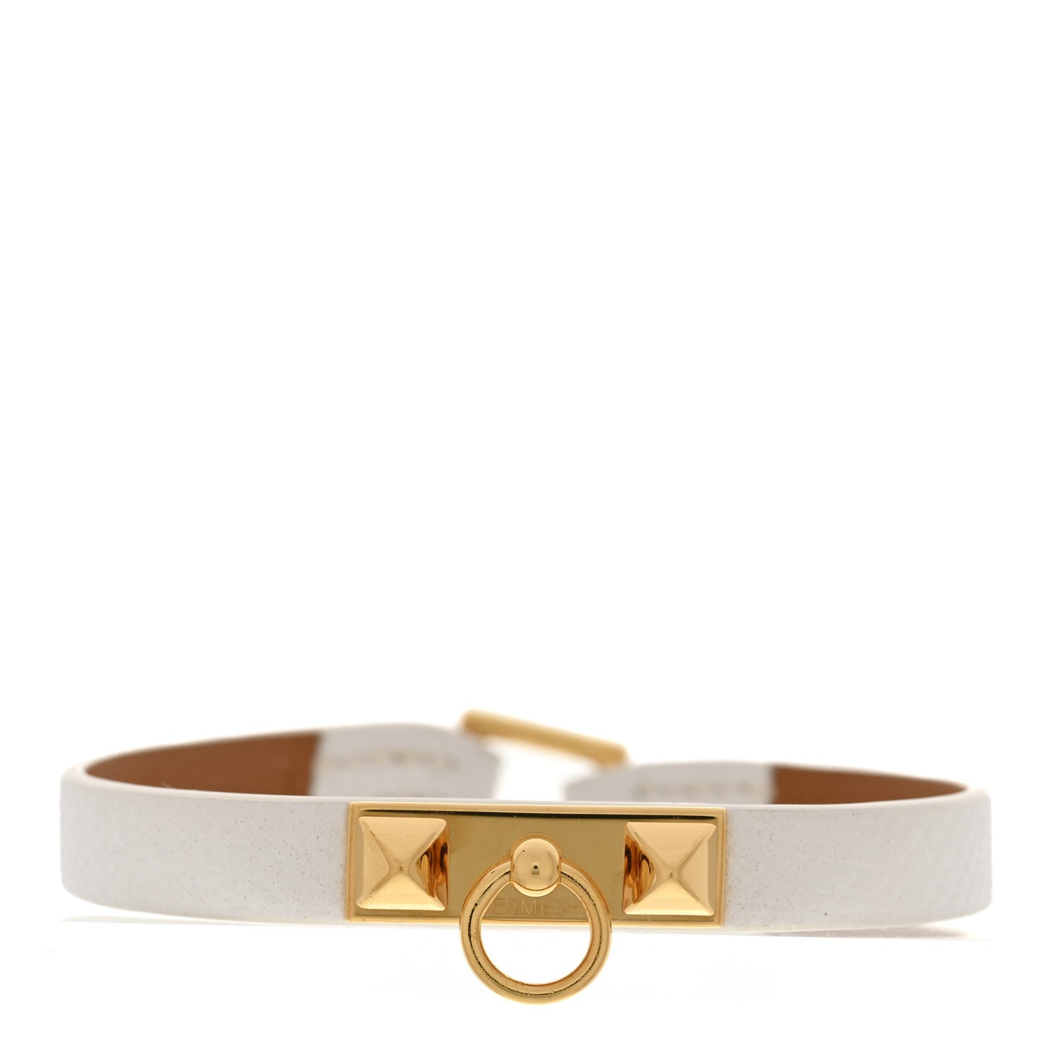 Epsom Micro Rivale Bracelet M White