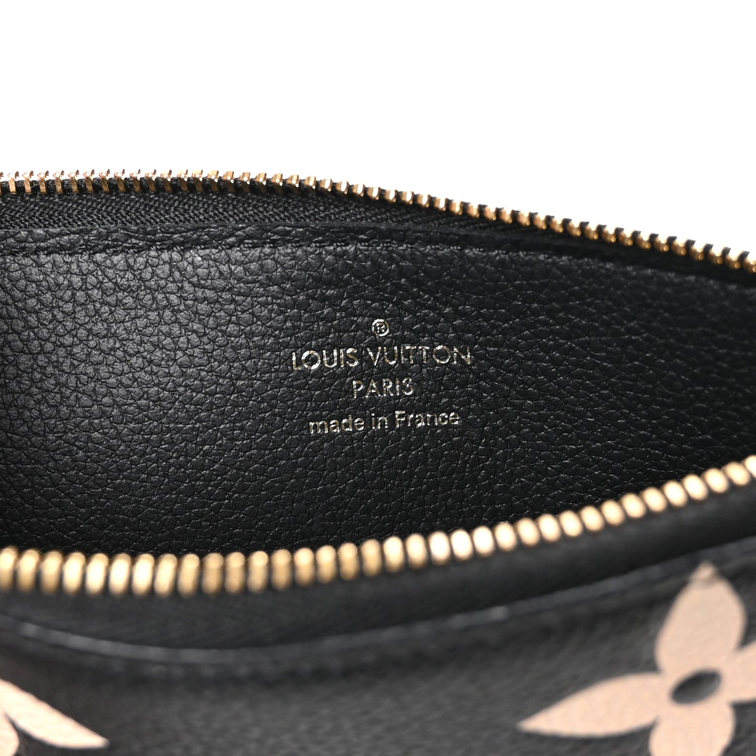 Empreinte Monogram Giant Crafty Trio Pochette Black Creme