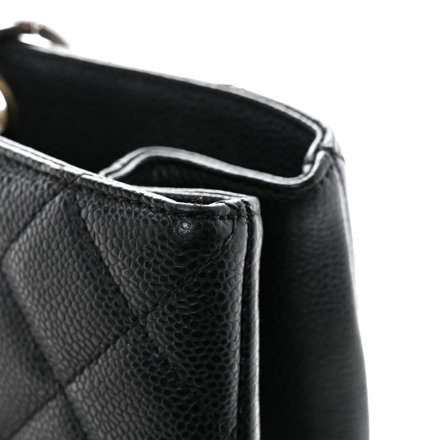 Caviar Quilted XL Grand Shopping Tote GST Black