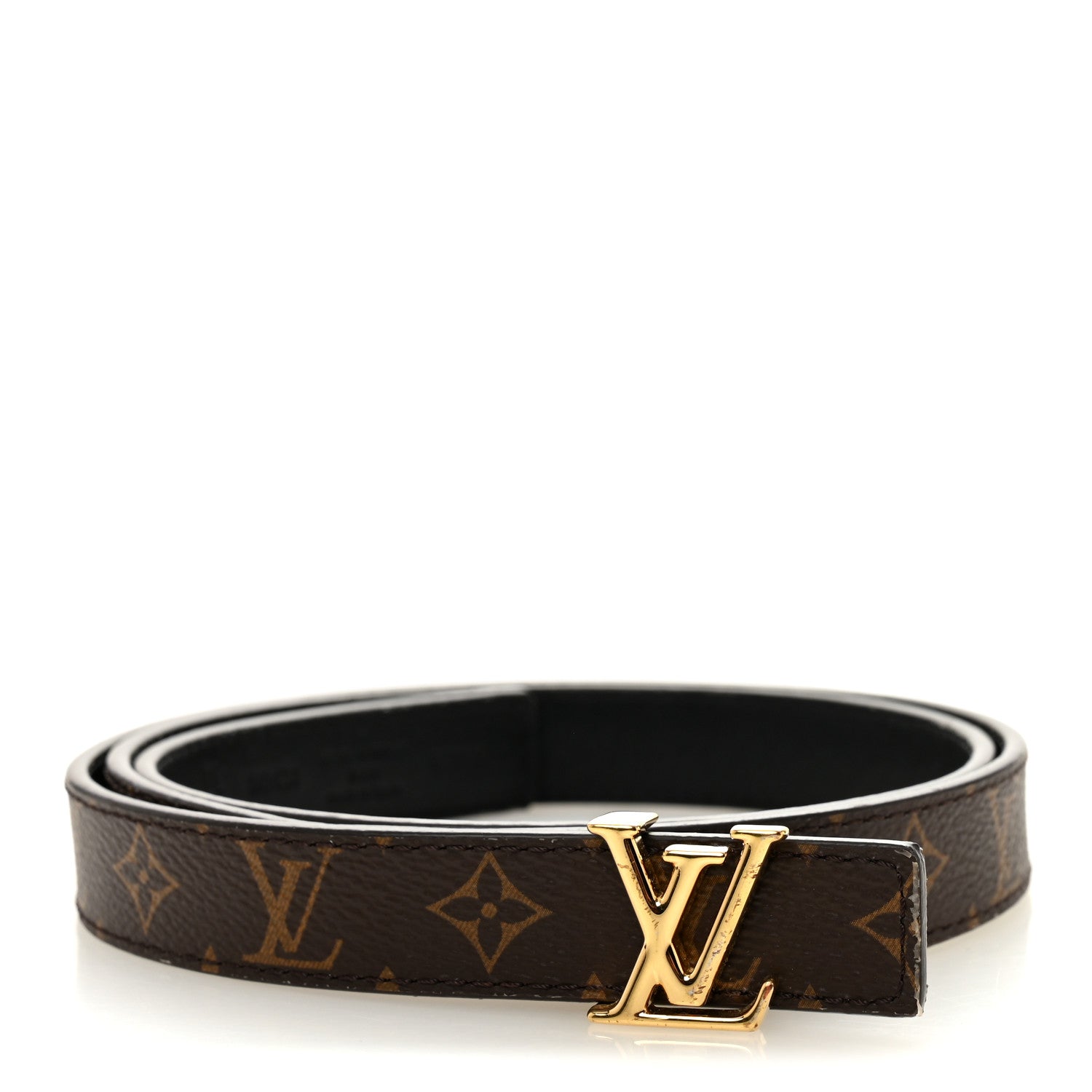 Calfskin Monogram 20mm LV Iconic Reversible Belt 85 34 Black