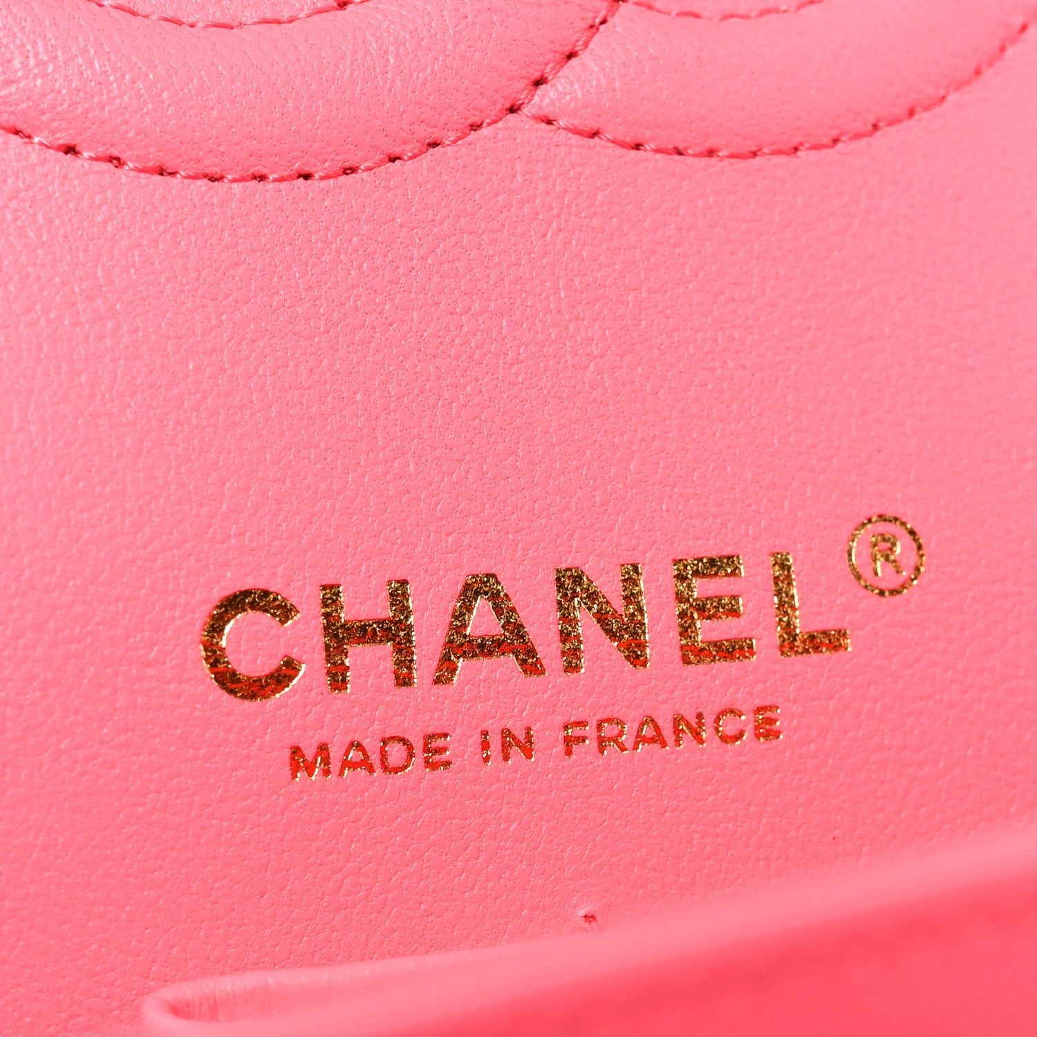 Lambskin Quilted Medium Double Flap Pink
