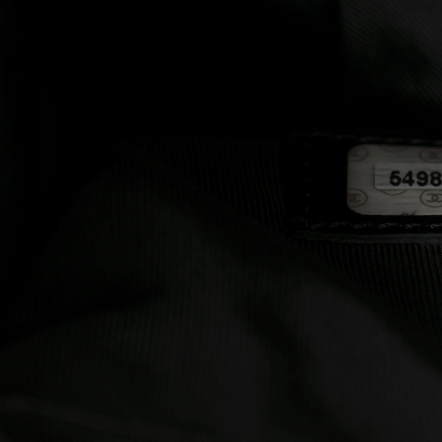 Lambskin CC Shoulder Bag Black