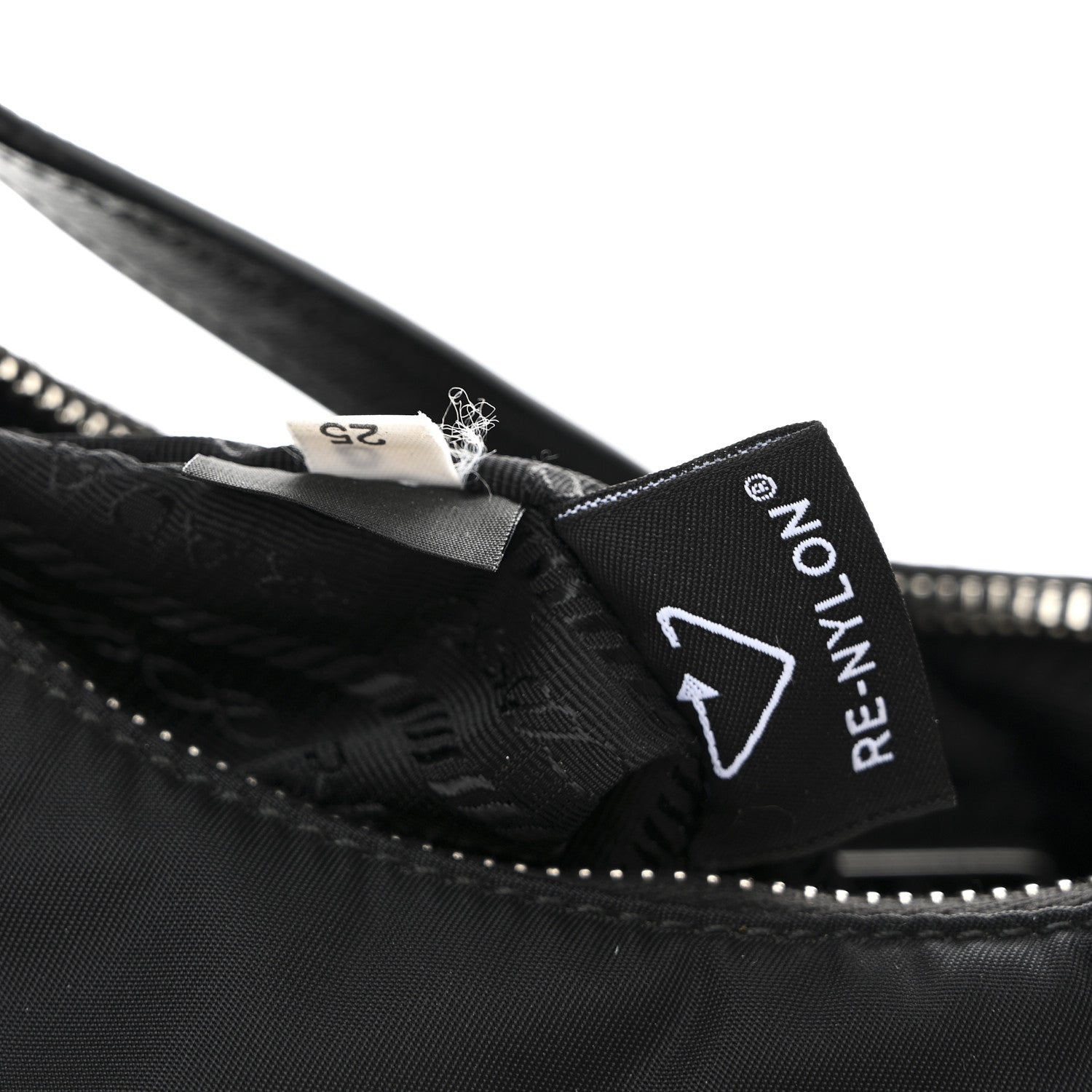 Tessuto Nylon Saffiano Mini Re-Edition 2005 Bag Black