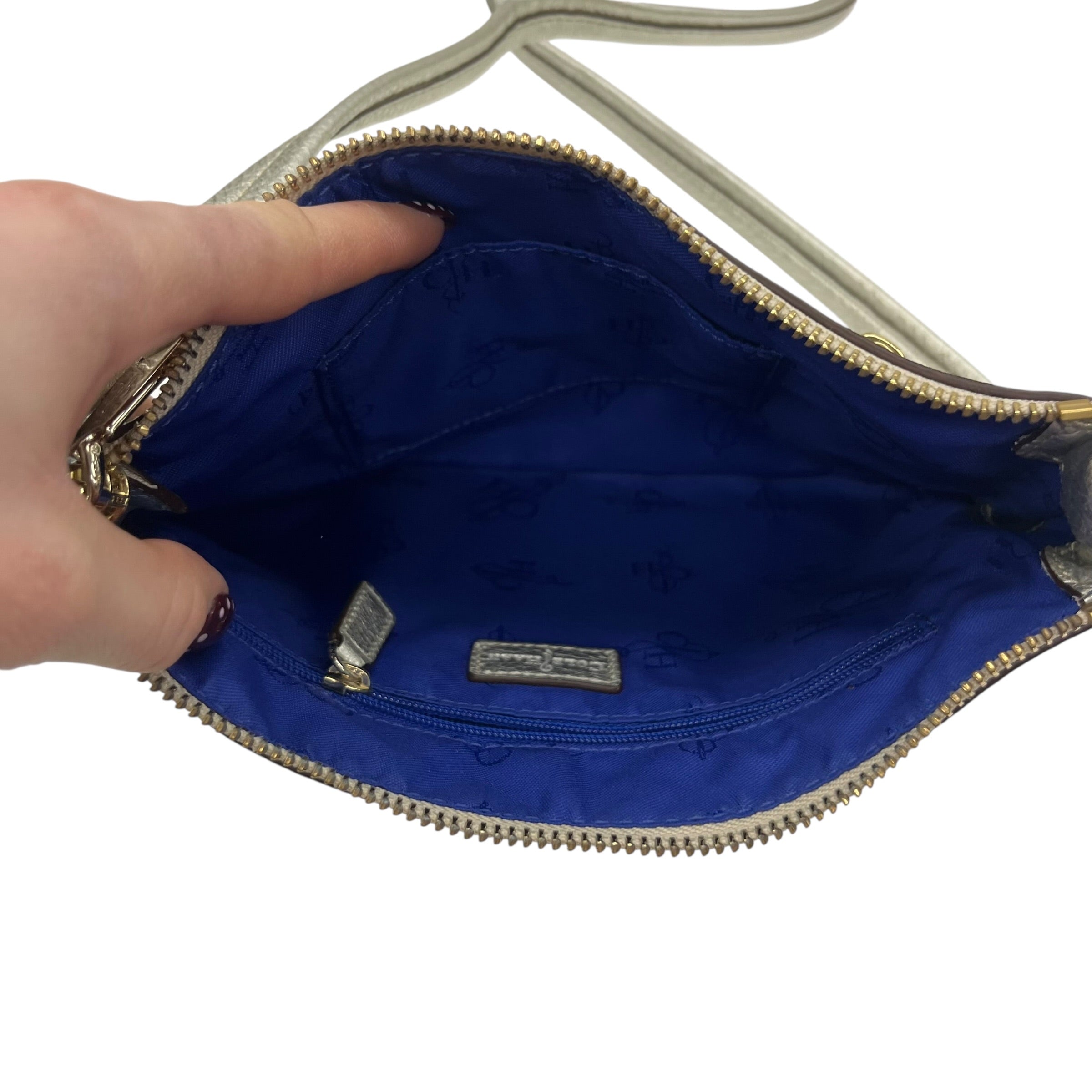 Crossbody Leather By Cole-Haan In Gold, Size:Small