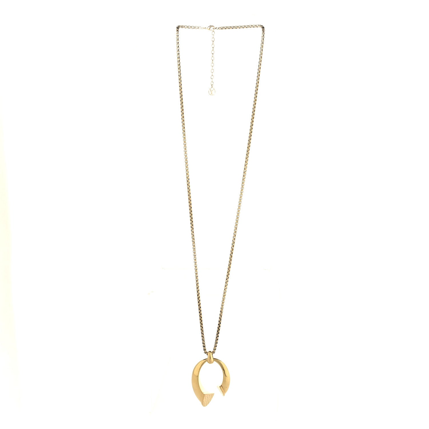 Metal Nanogram Sweet Dreams Horseshoe Necklace Gold