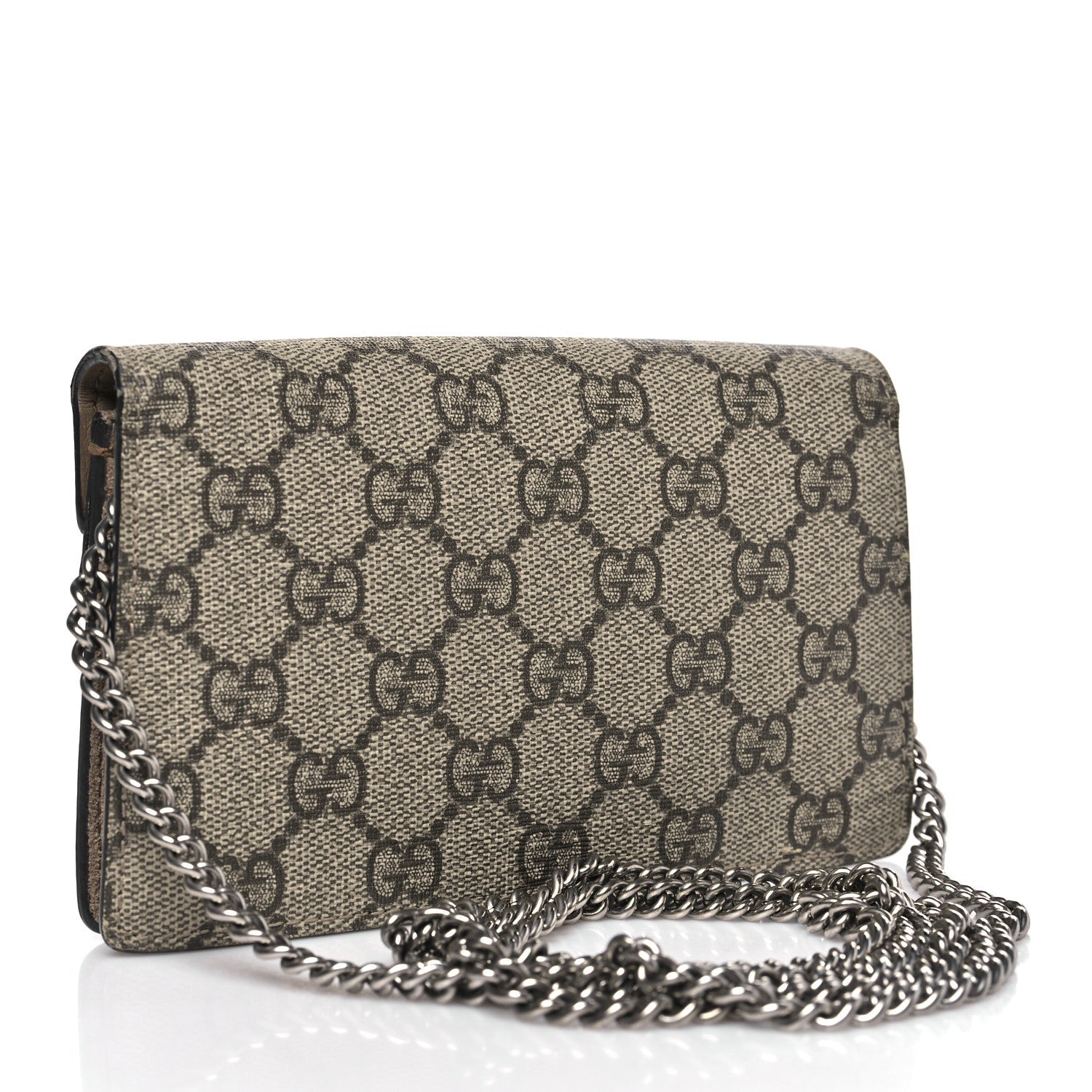 GG Supreme Monogram Super Mini Dionysus Shoulder Bag Taupe