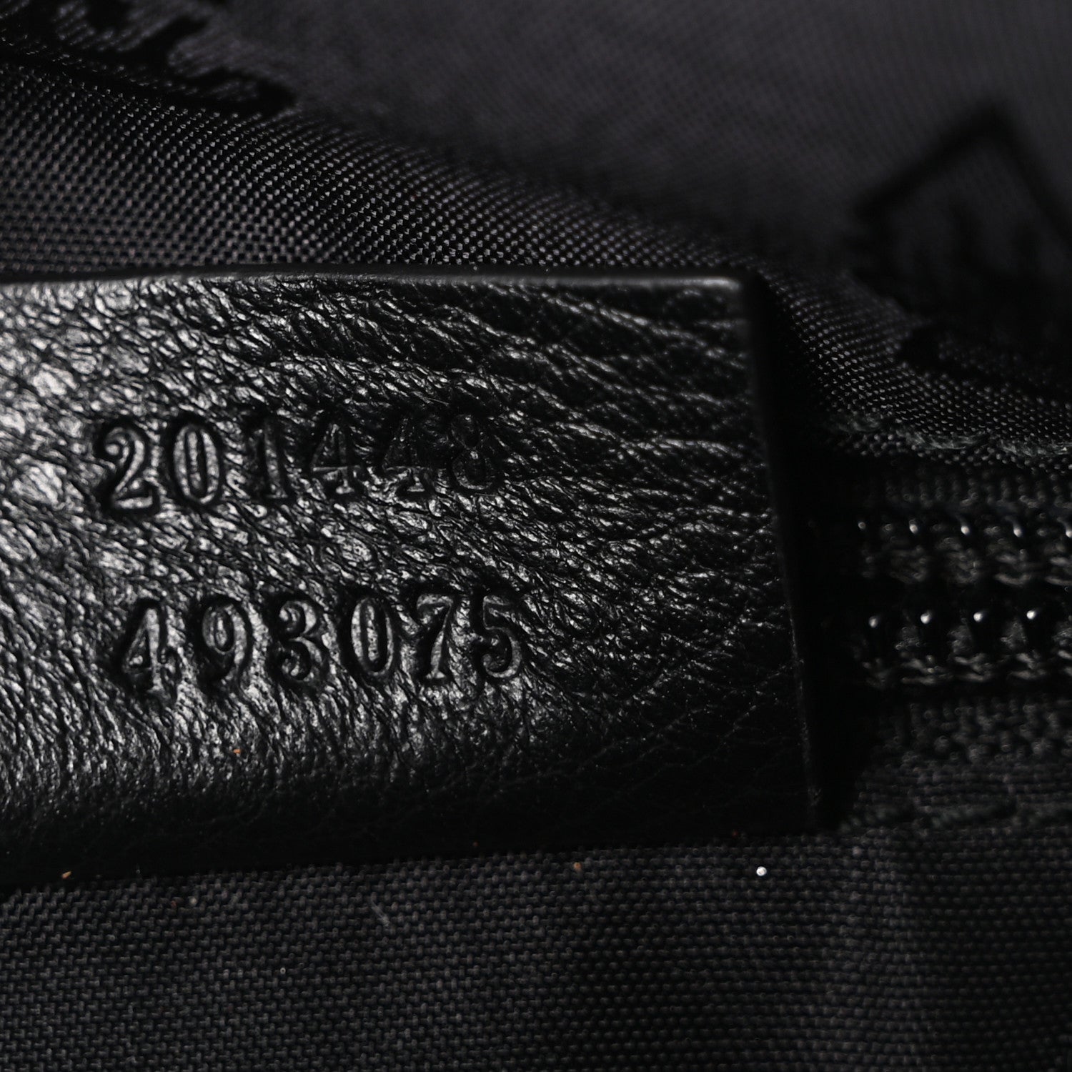 Guccissima Flat Messenger Bag Black