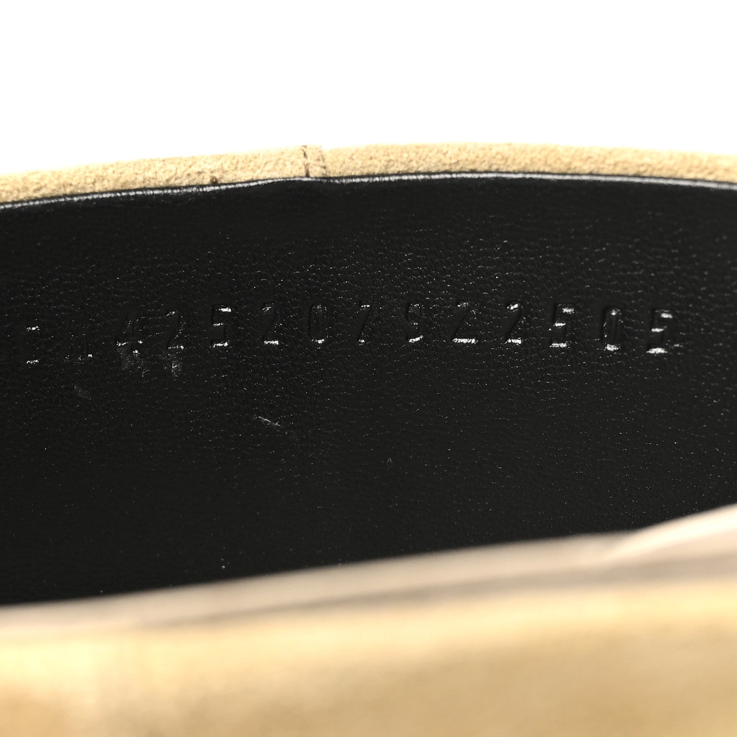 Suede Calfskin Lisiere 90 Boots 37 Beige Lin