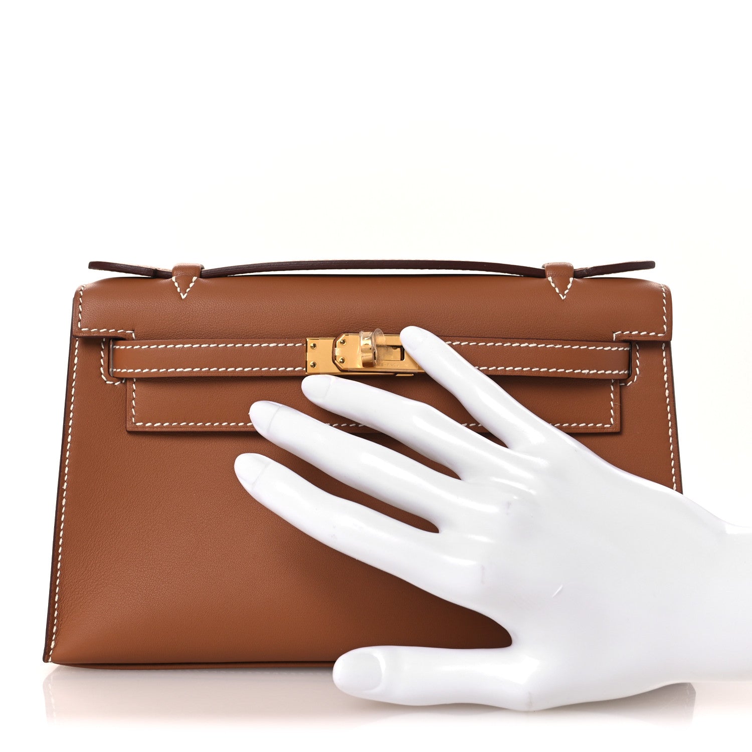 Swift Kelly Pochette Clutch Gold