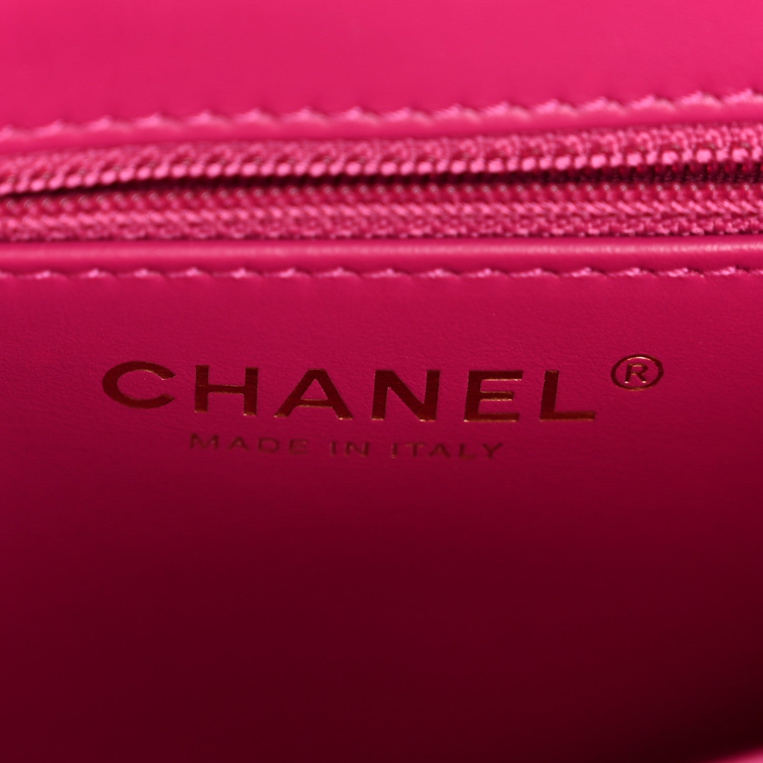 Shiny Aged Calfskin Quilted Nano Kelly Shopper Dark Pink