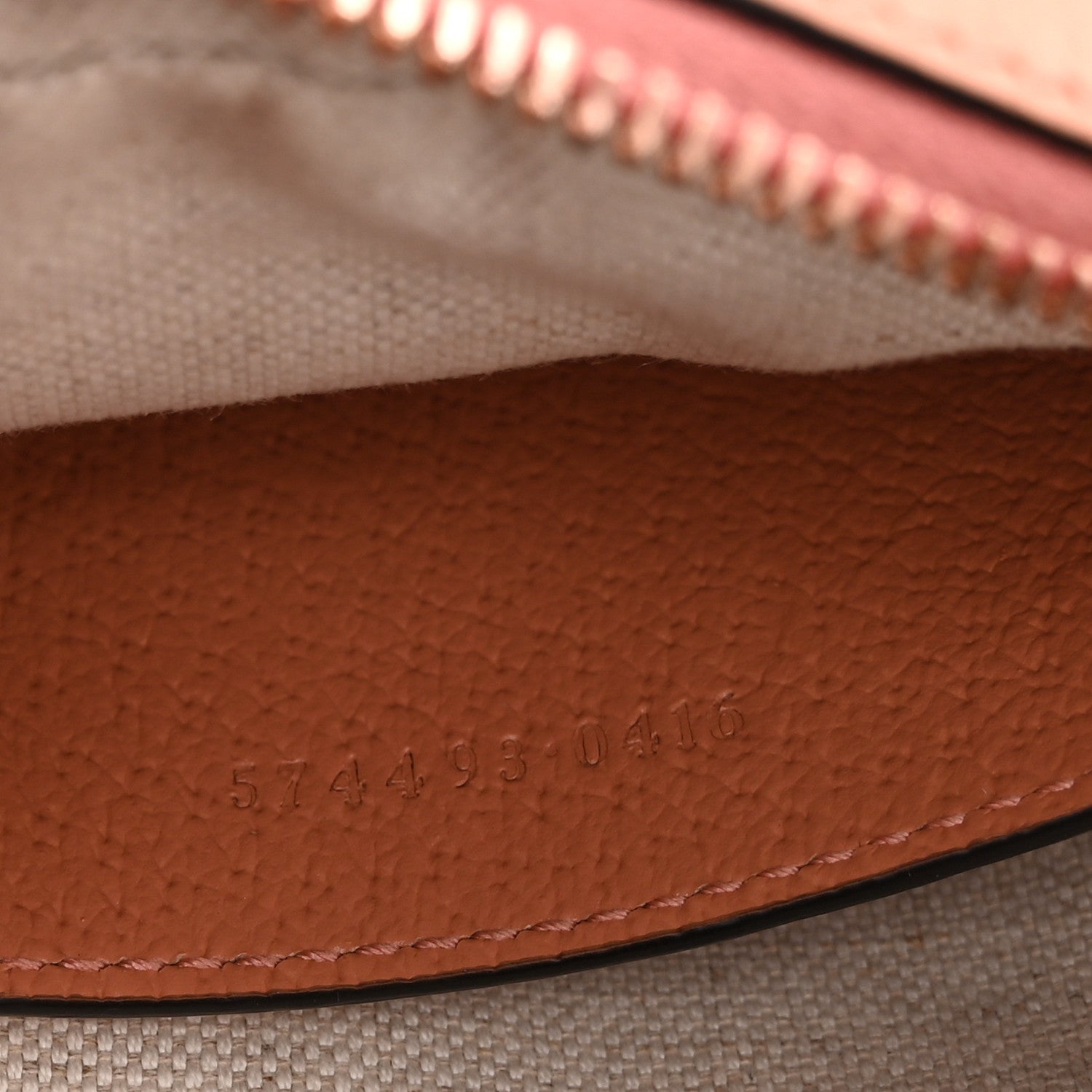 Monogram Textured Dollar Calfskin Mini Ophidia Shoulder Bag Cloche Rose Pink