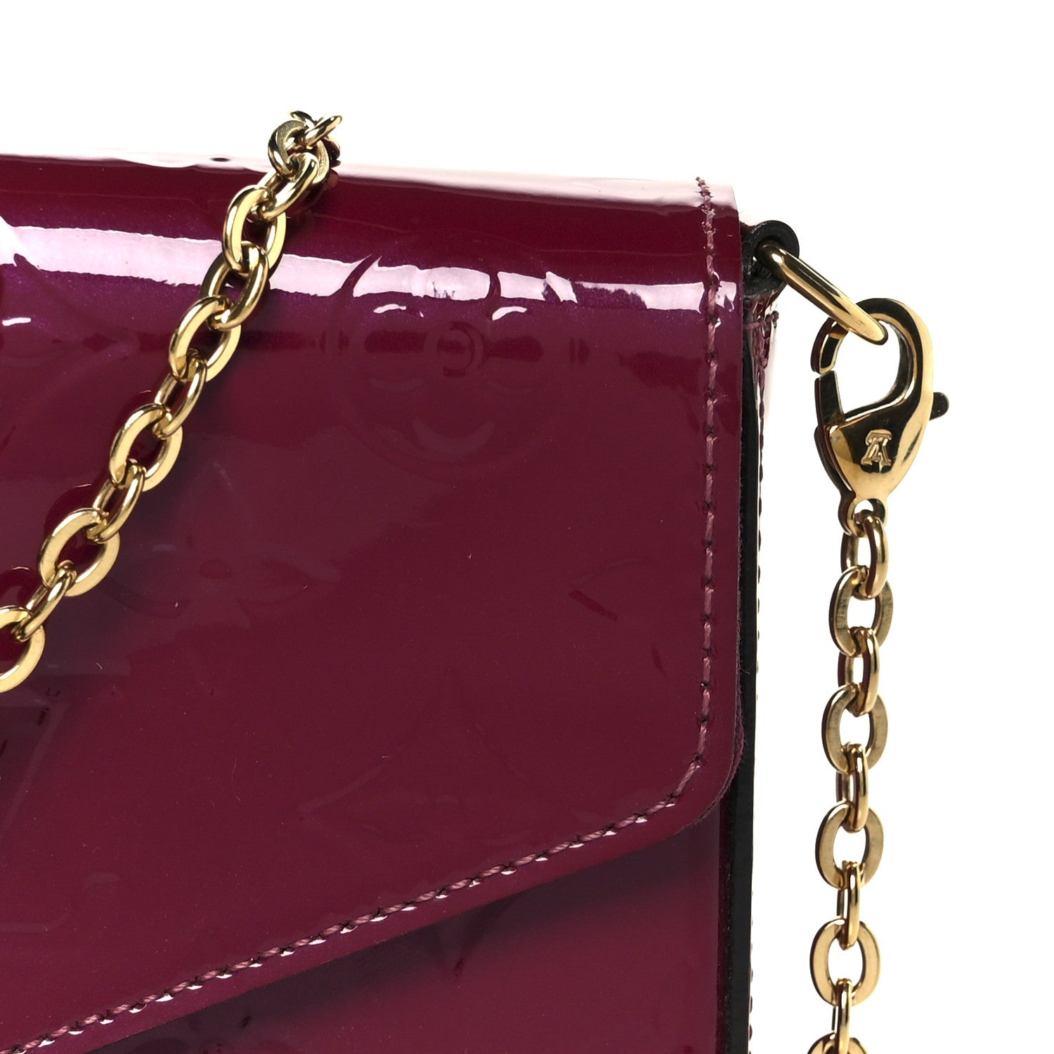 Vernis Felicie Chain Wallet Magenta