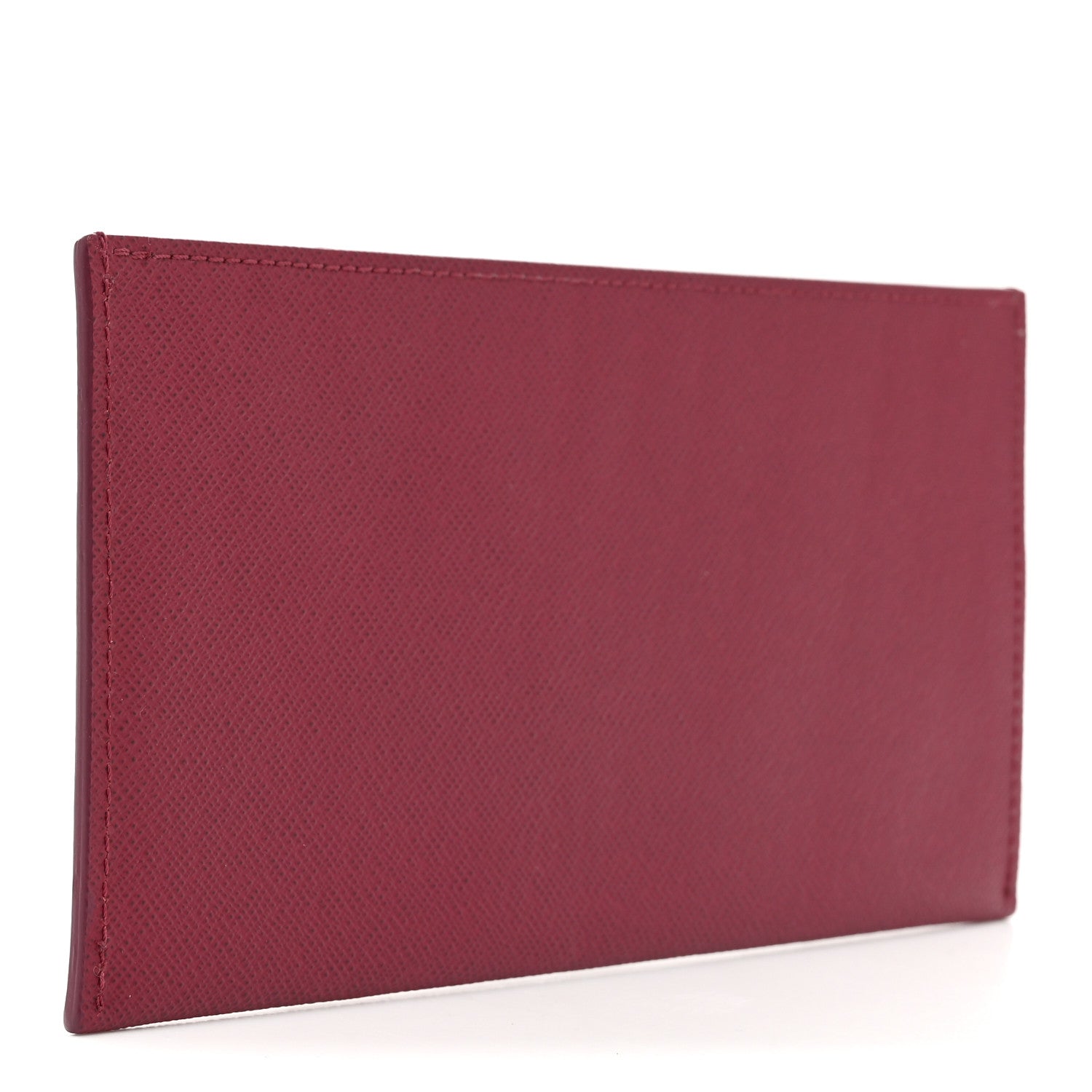 Calfskin Felicie Card Holder Insert Fuchsia