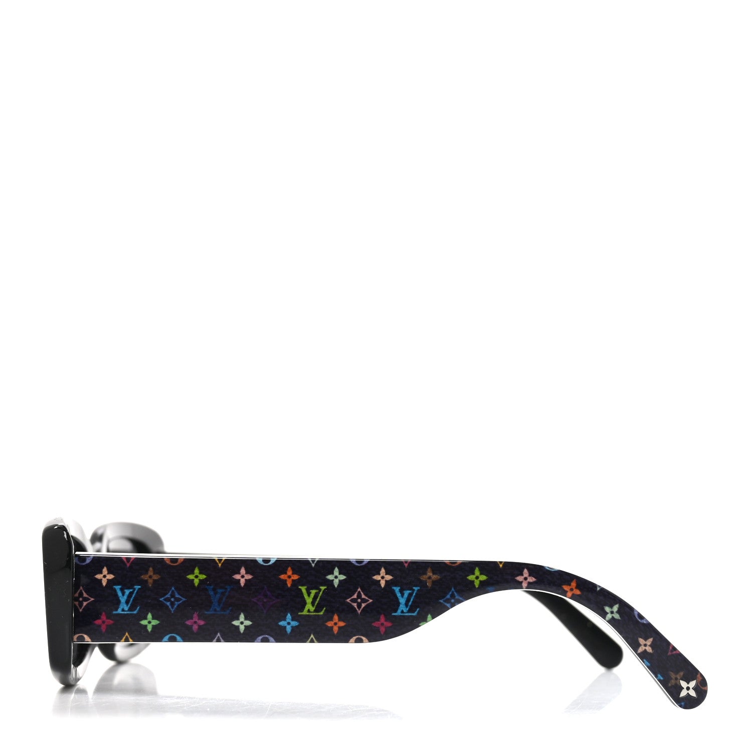 LV X TM Acetate Monogram Multicolor Sunglasses Z2709W Black