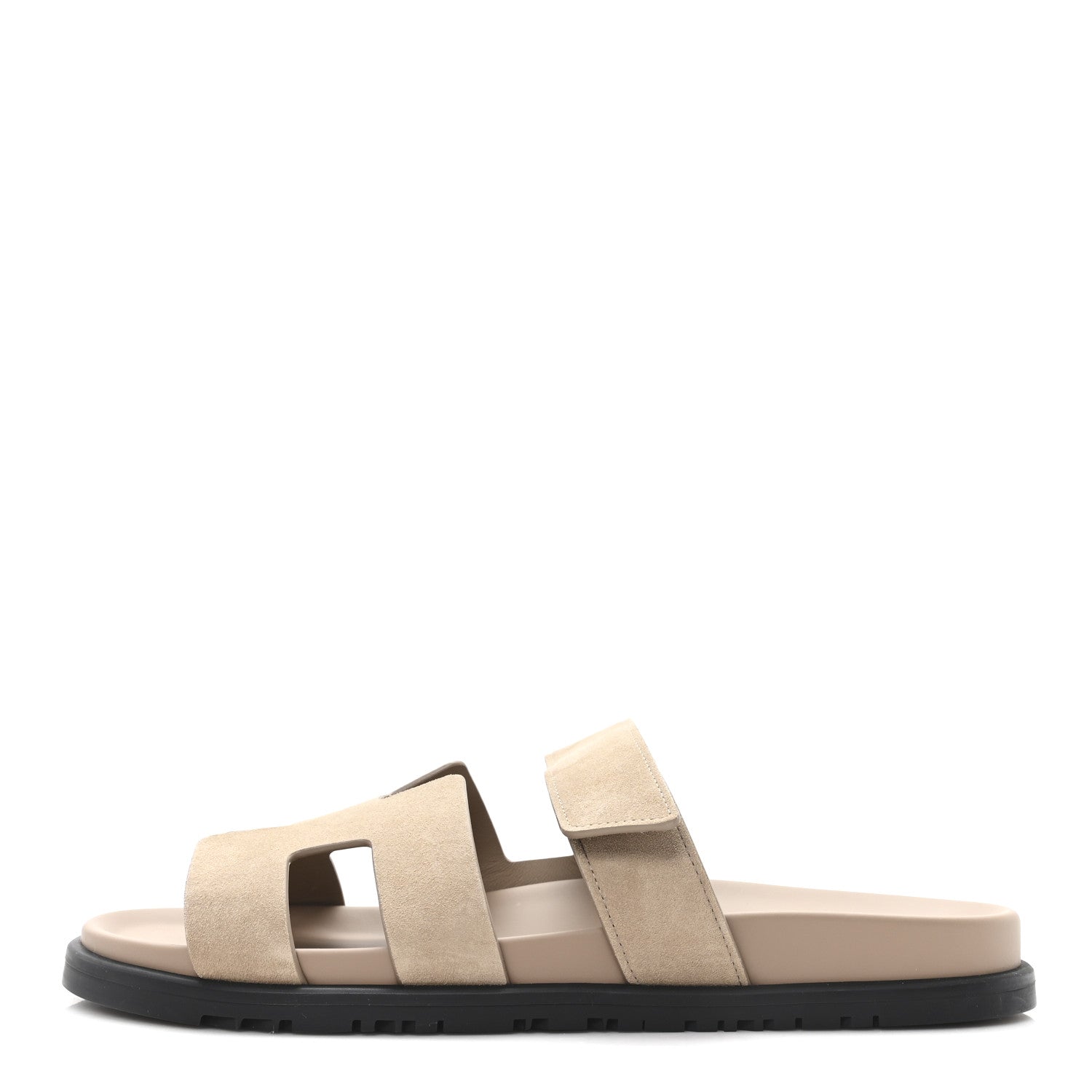 Suede Goatskin Womens Chypre Sandals 41 Beige Sable