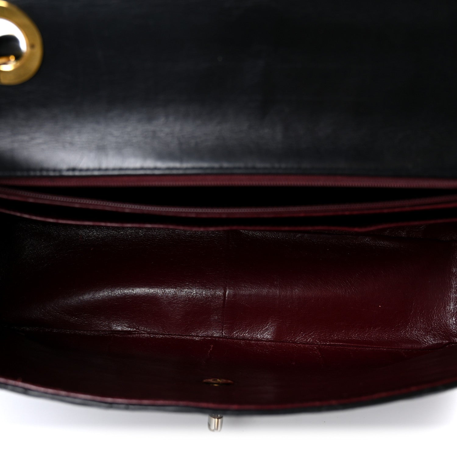 Lambskin Quilted XL Jumbo Single Flap Black