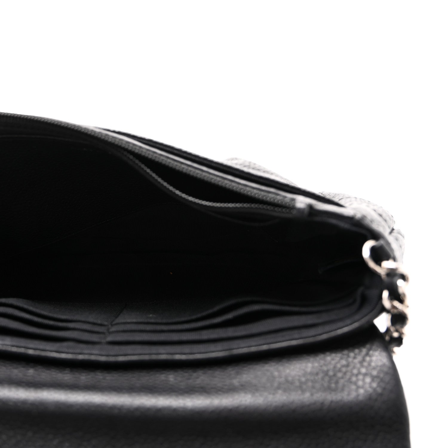 Caviar Half Moon Wallet On Chain WOC Black