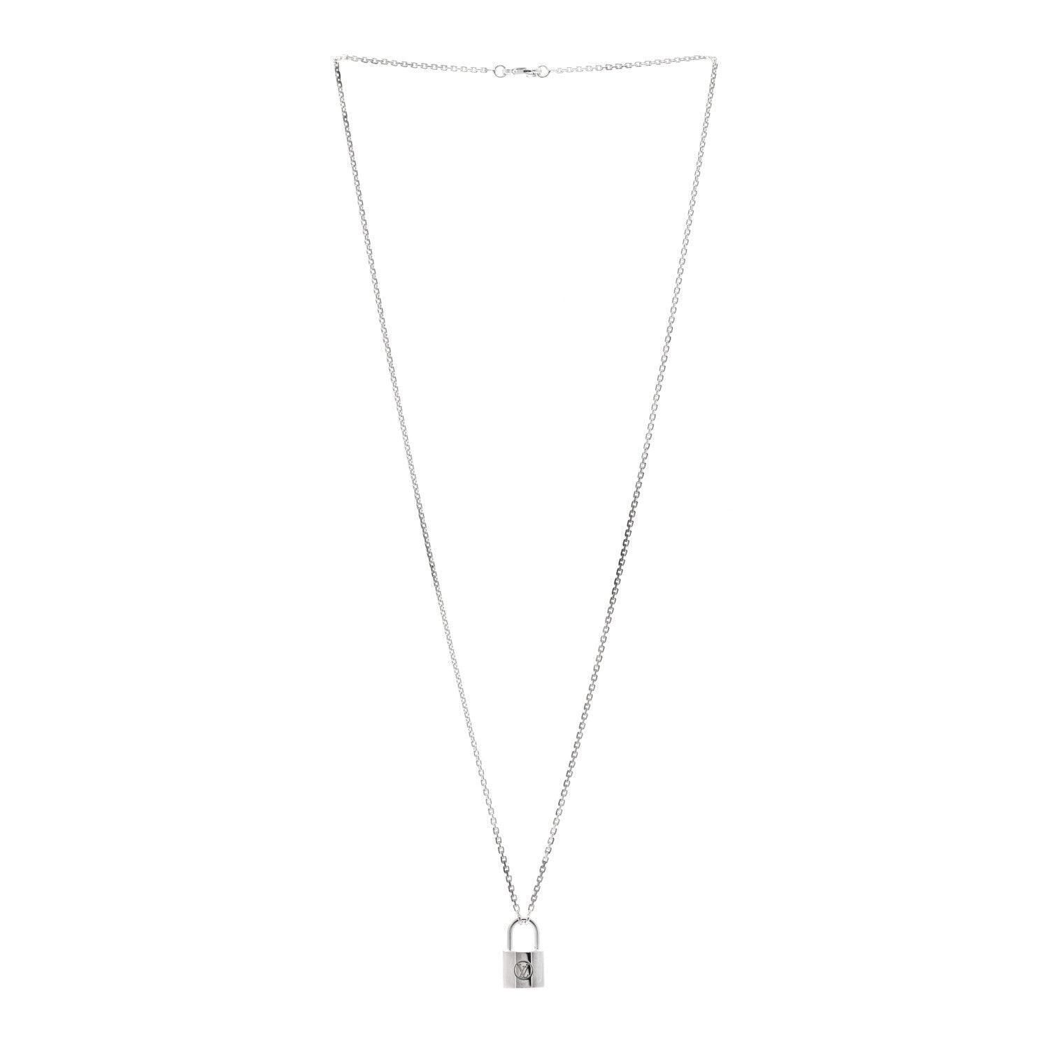 Sterling Silver Lockit Necklace