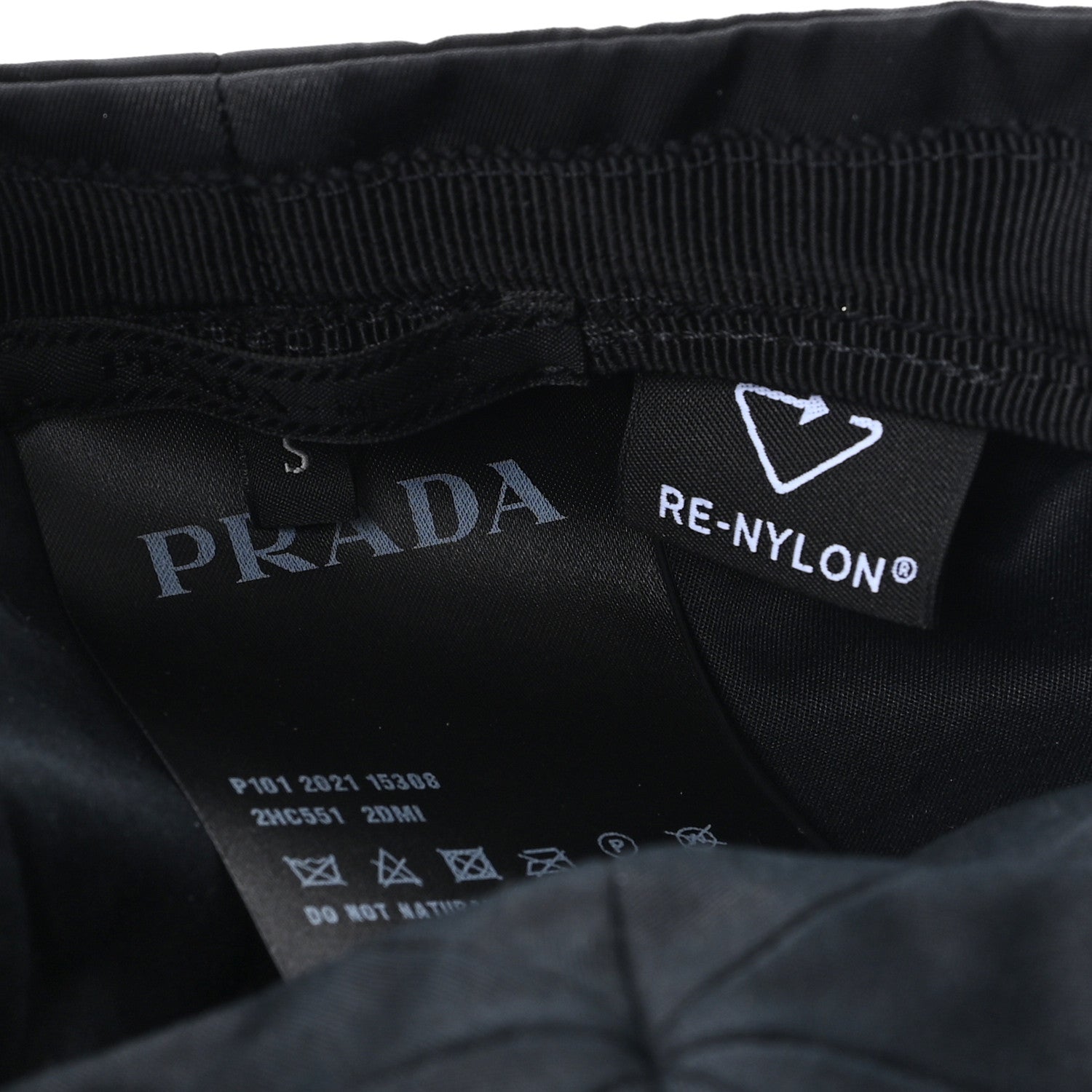 Re-Nylon Newsboy Hat S Black
