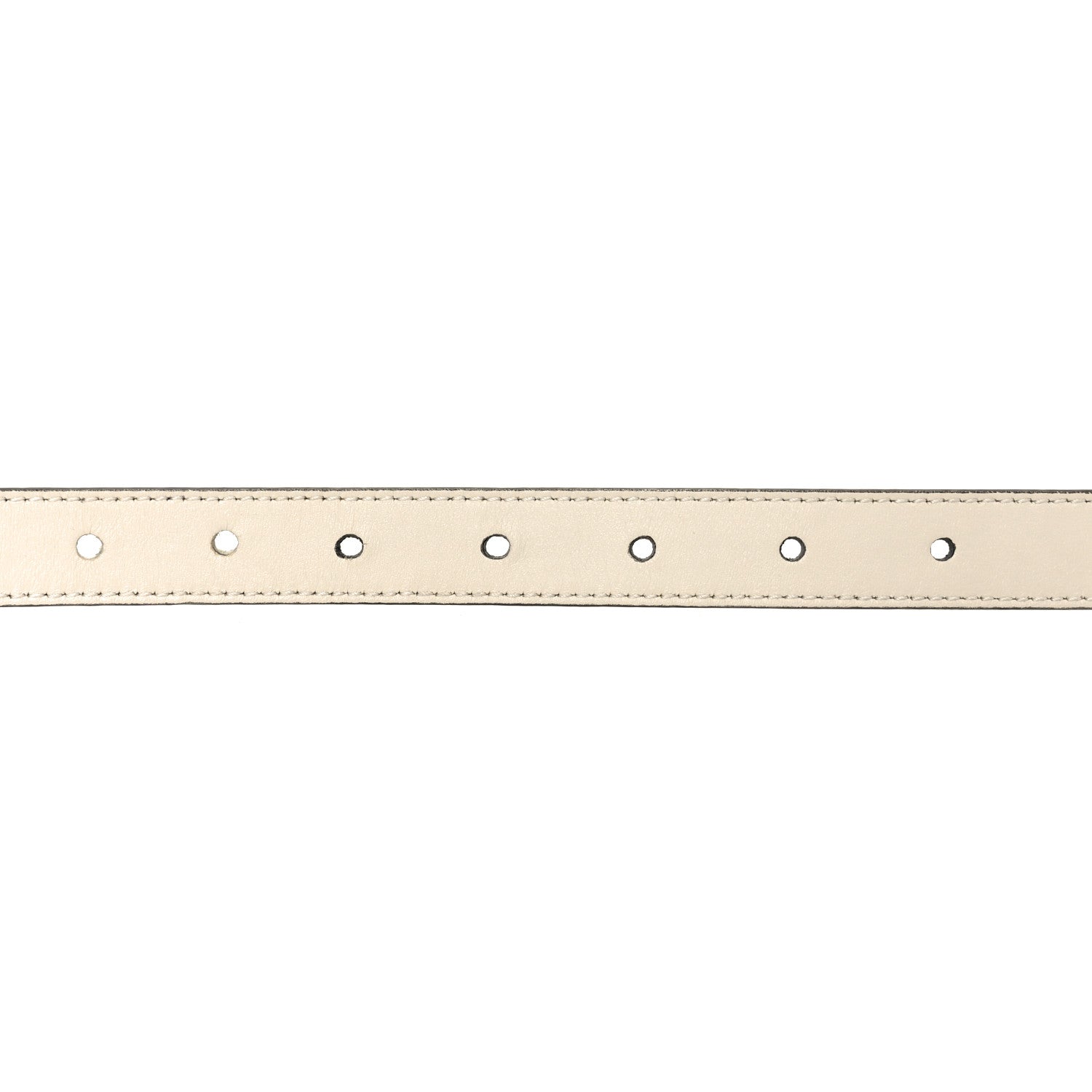 Calfskin Double G 20mm Belt 80 32 Mystic White