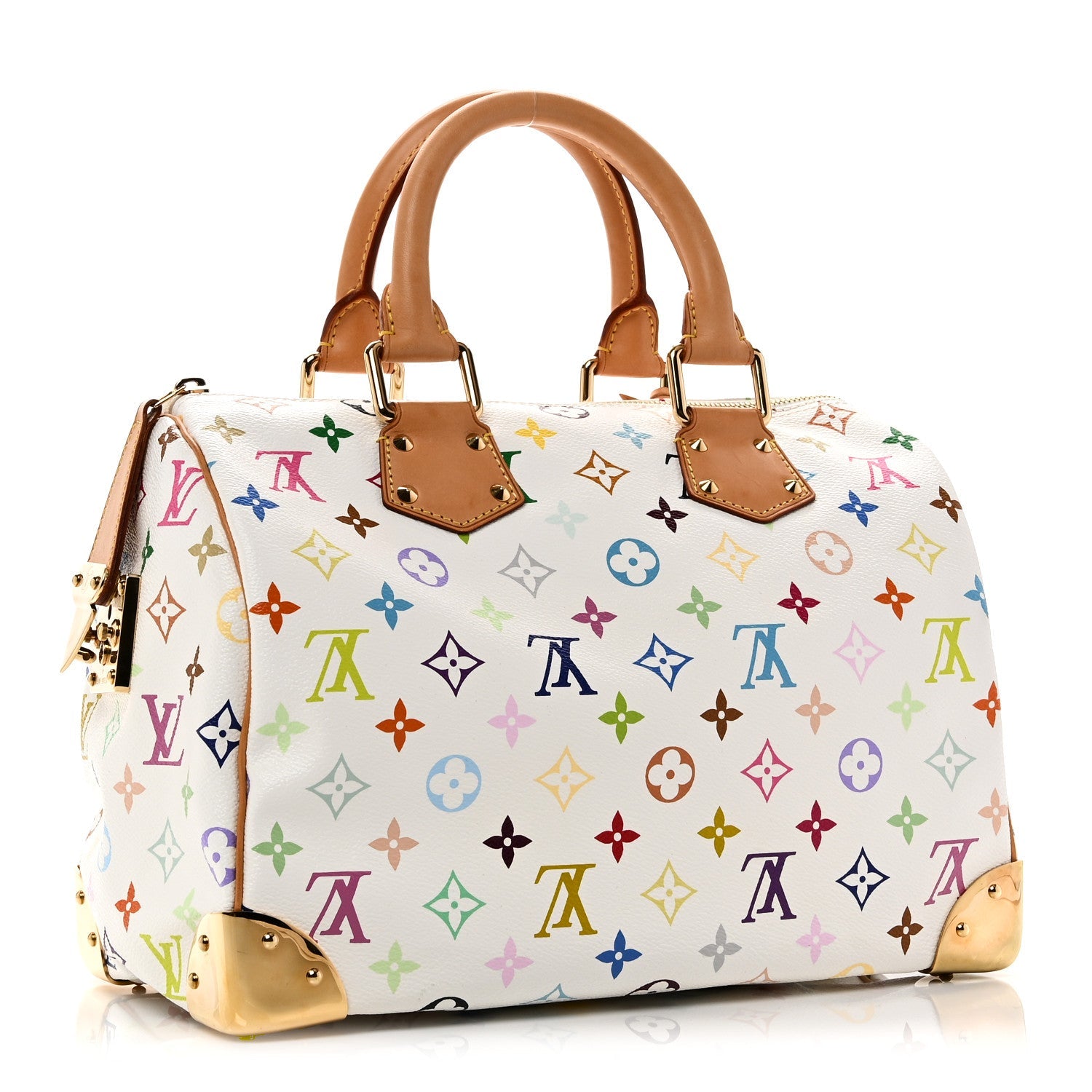 Monogram Multicolor Speedy 30 White