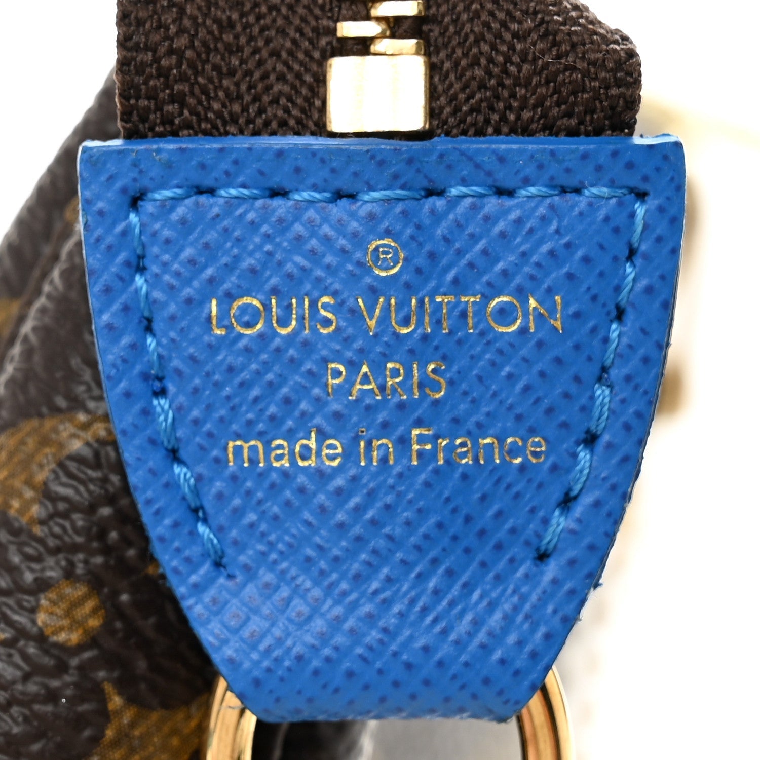 Monogram 2019 Christmas Animation Mini Venice Pochette Accessories Blue