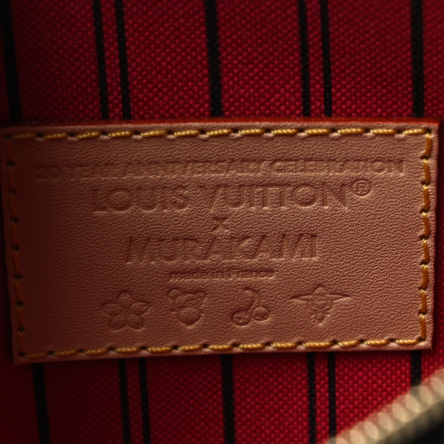 LV X TM Monogram Cerises Neverfull Pochette