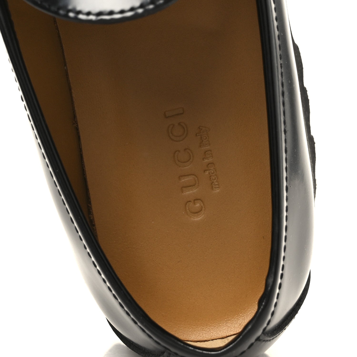 Cordovan Lux Womens Horsebit 45mm Platform Loafers 36 Black