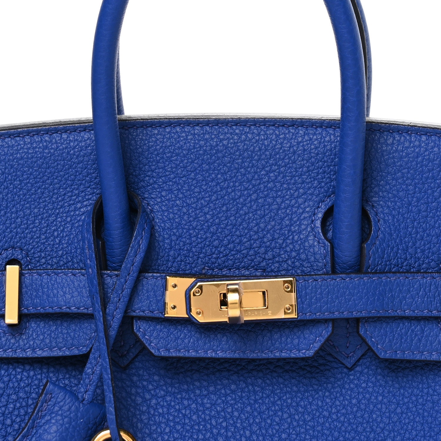 Togo Birkin 25 Bleu Electrique