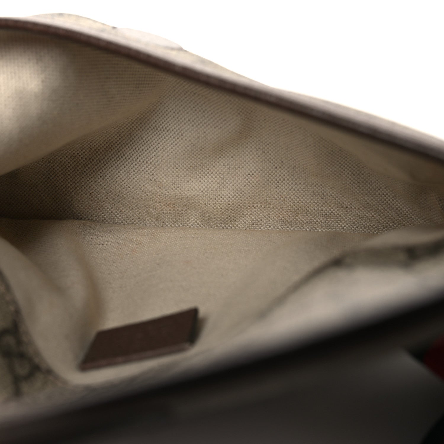 GG Supreme Monogram Neo Vintage Web Belt Bag Brown