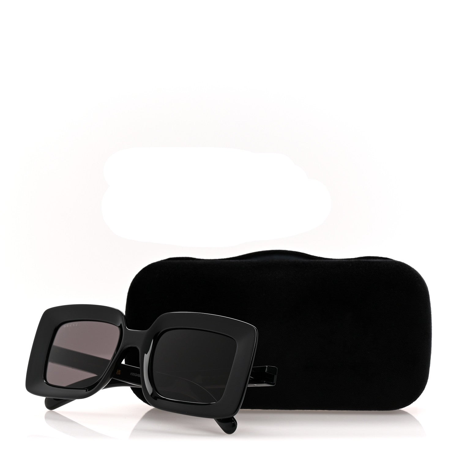 Acetate Square Frame Sunglasses GG1718S Black
