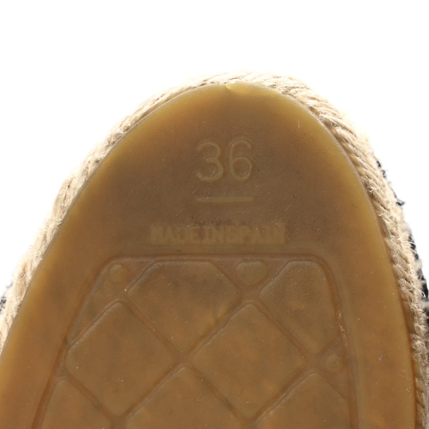 Flannel CC Espadrilles 36 Dark Grey Black