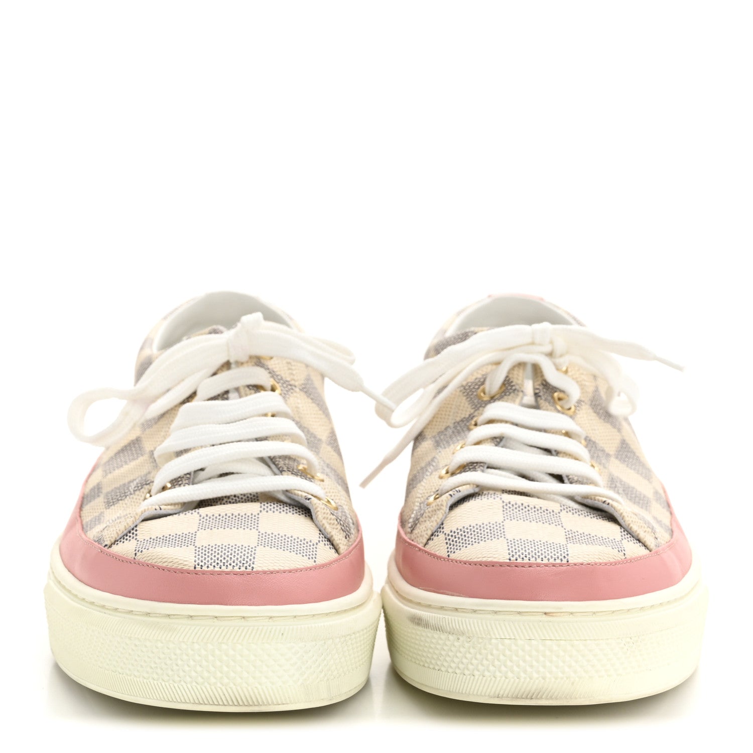 Damier Azur Stellar Sneakers 40 Rose Ballerine