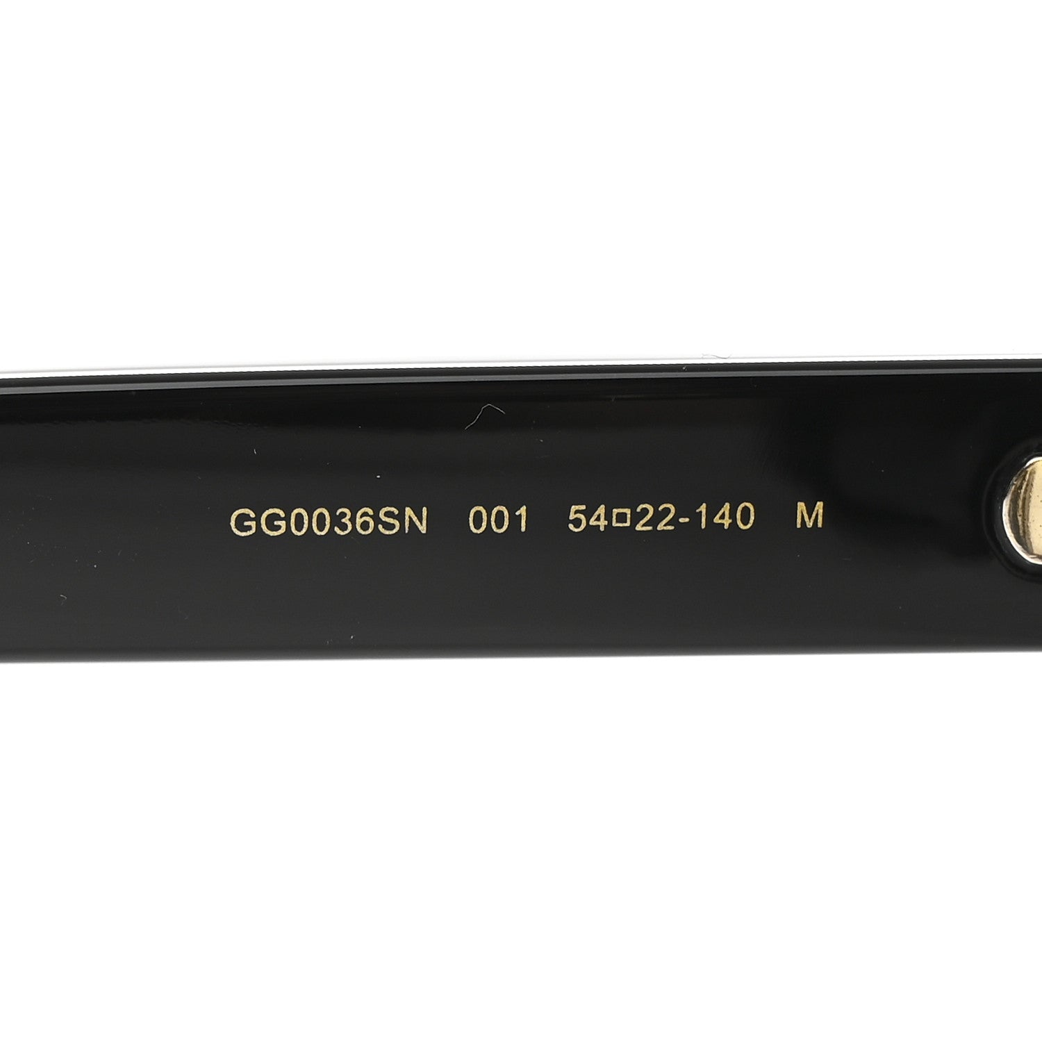Acetate Square Frame Sunglasses GG0036S Black