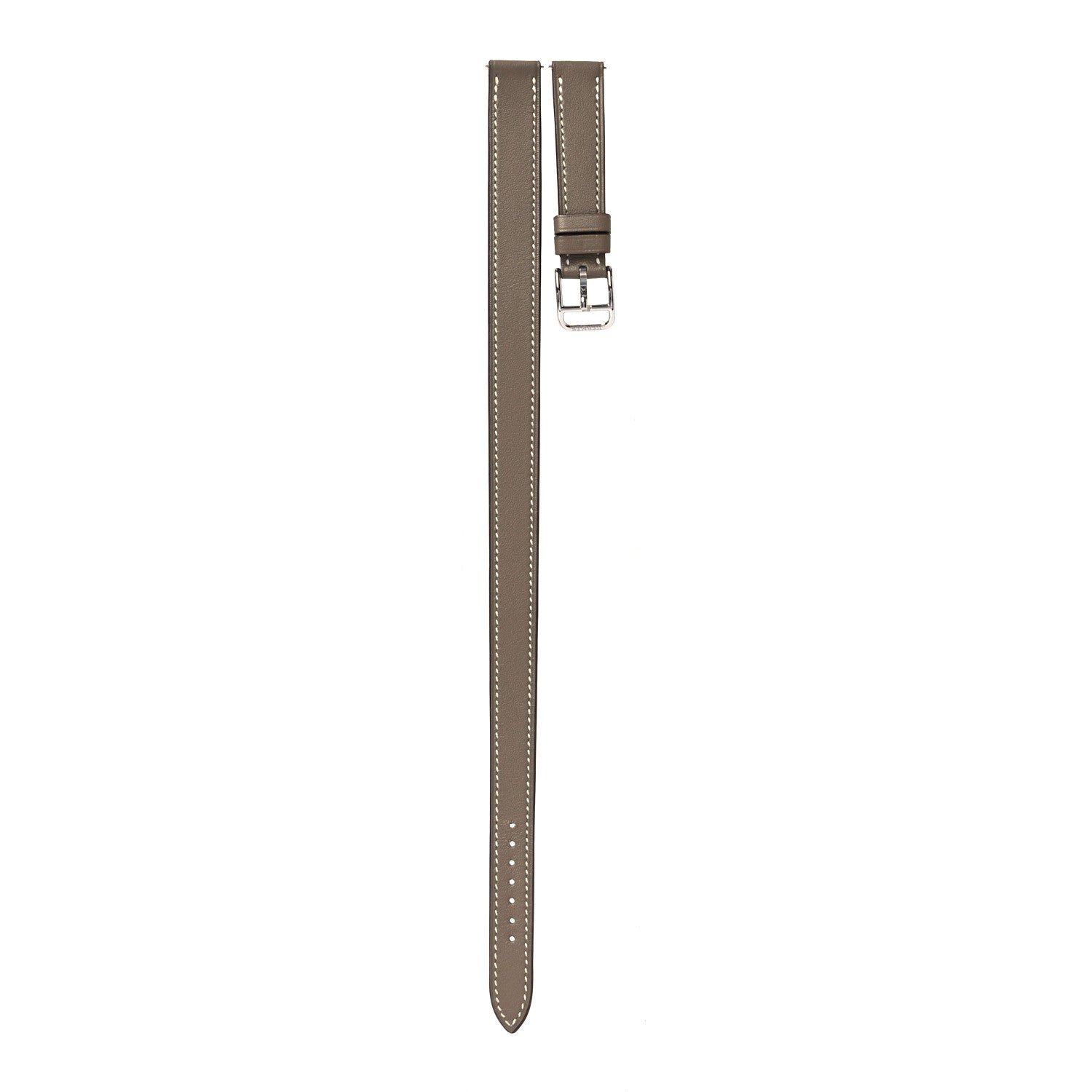 Swift Heure H Hour Mini 17mm Watch Double Tour Strap Etoupe