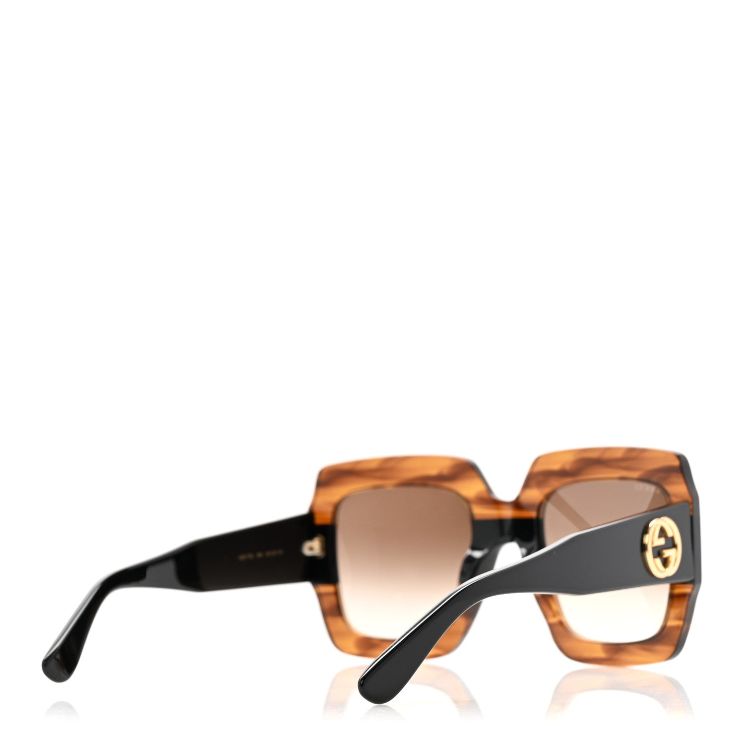 Square Frame GG0178S Sunglasses Havana