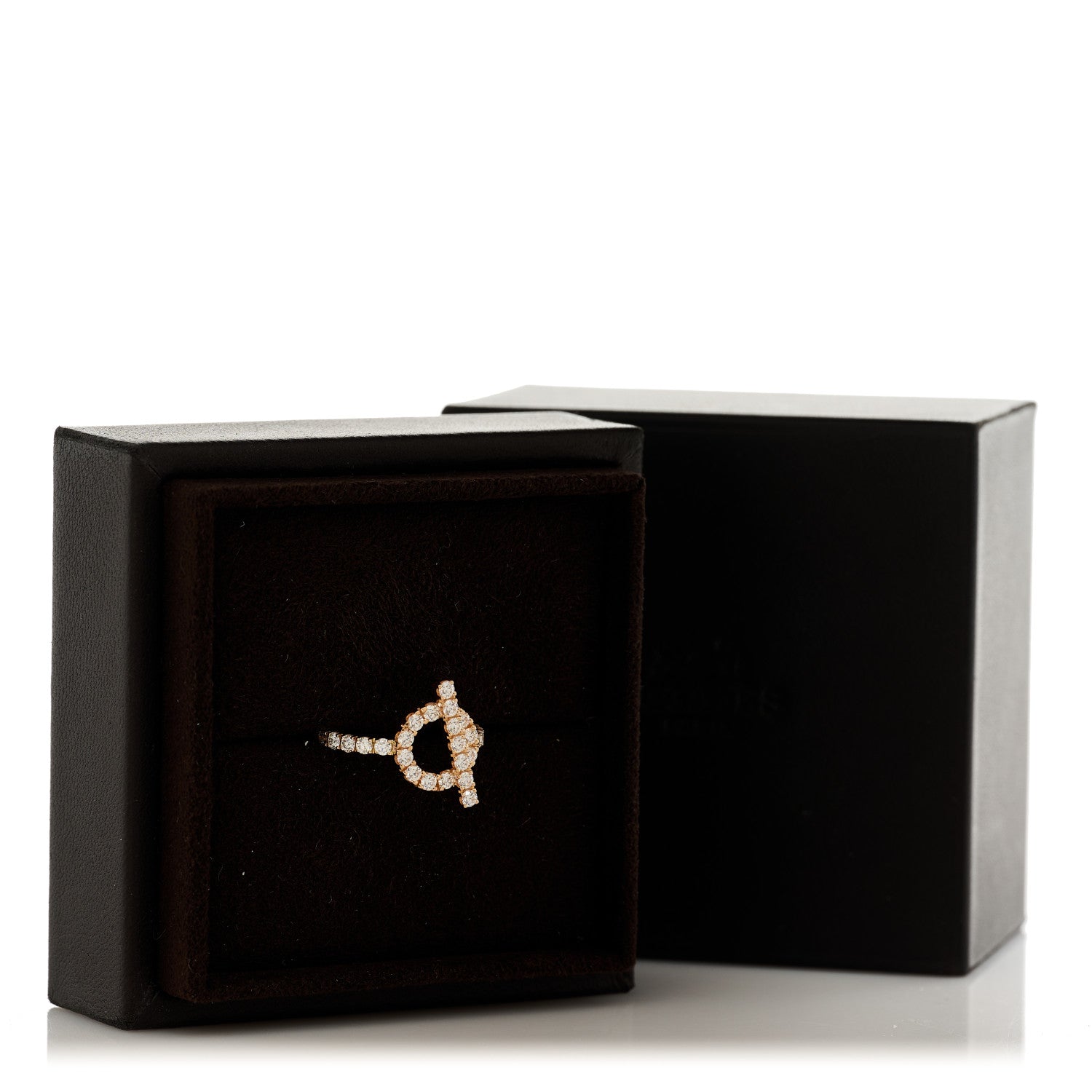 18K Rose Gold Diamond Finesse Ring 50 5.25