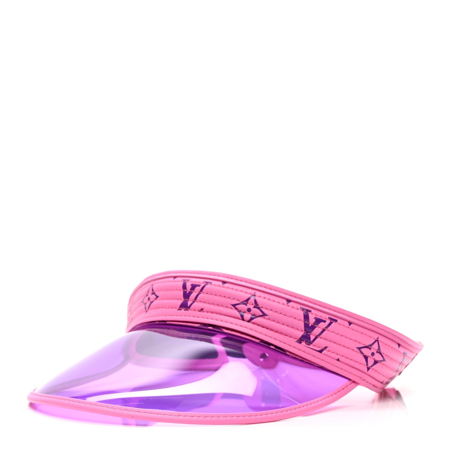 Lambskin PVC Monogram Vuittamins Visor Rose Violet