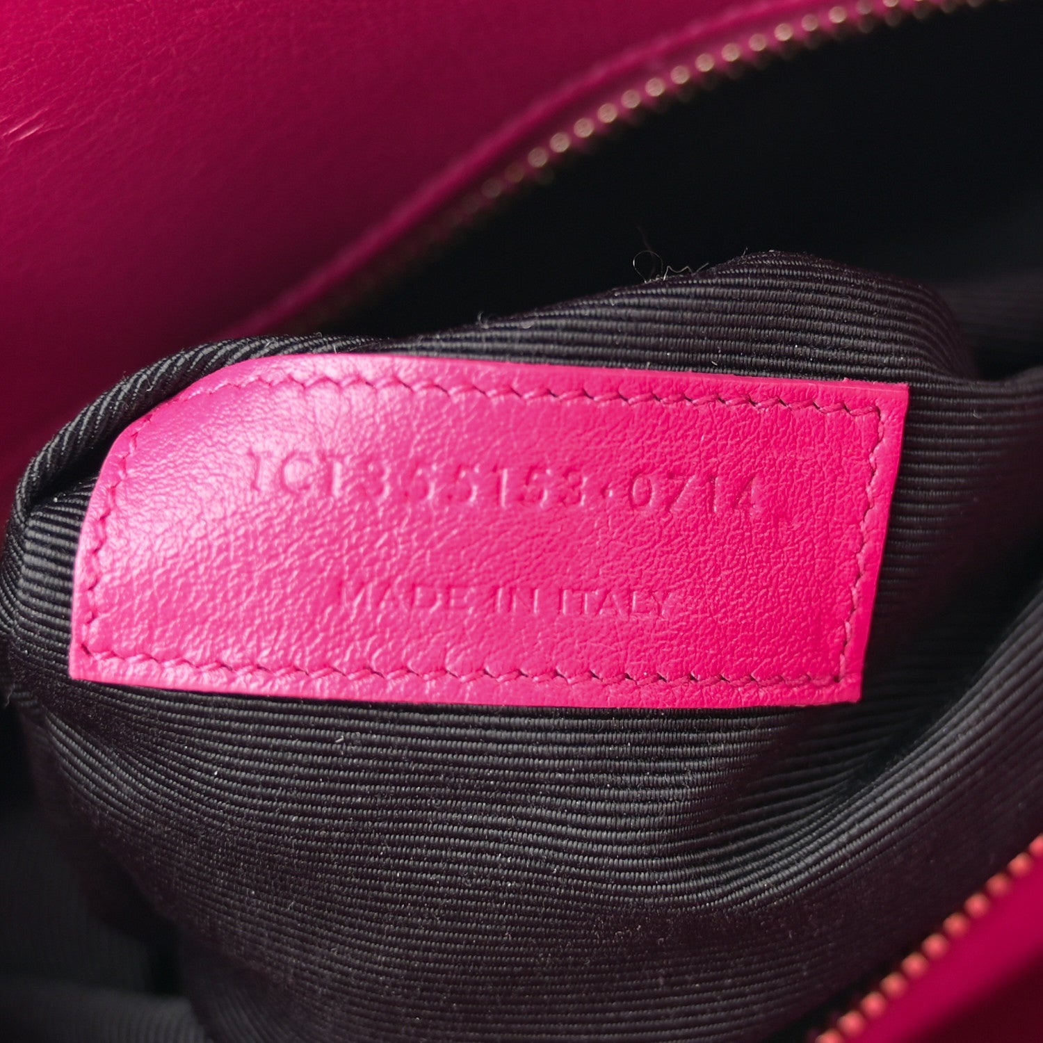 Calfskin Small Sac De Jour Lipstick Fuchsia