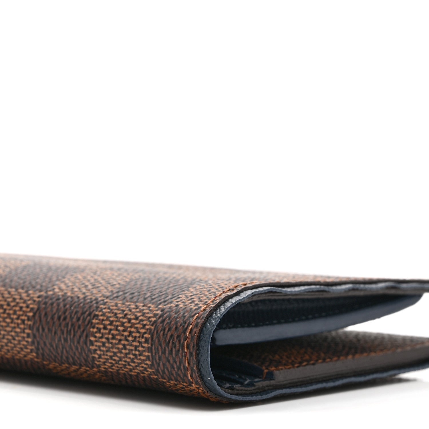Damier Ebene Brazza Wallet Blue