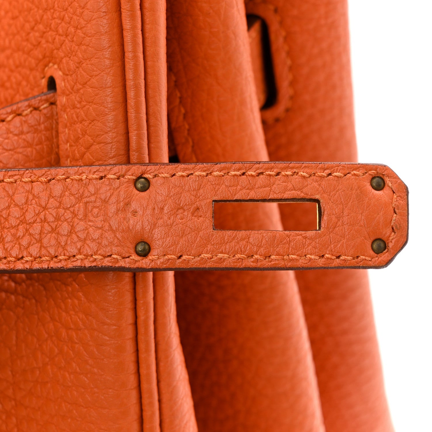 Togo Birkin 35 Orange