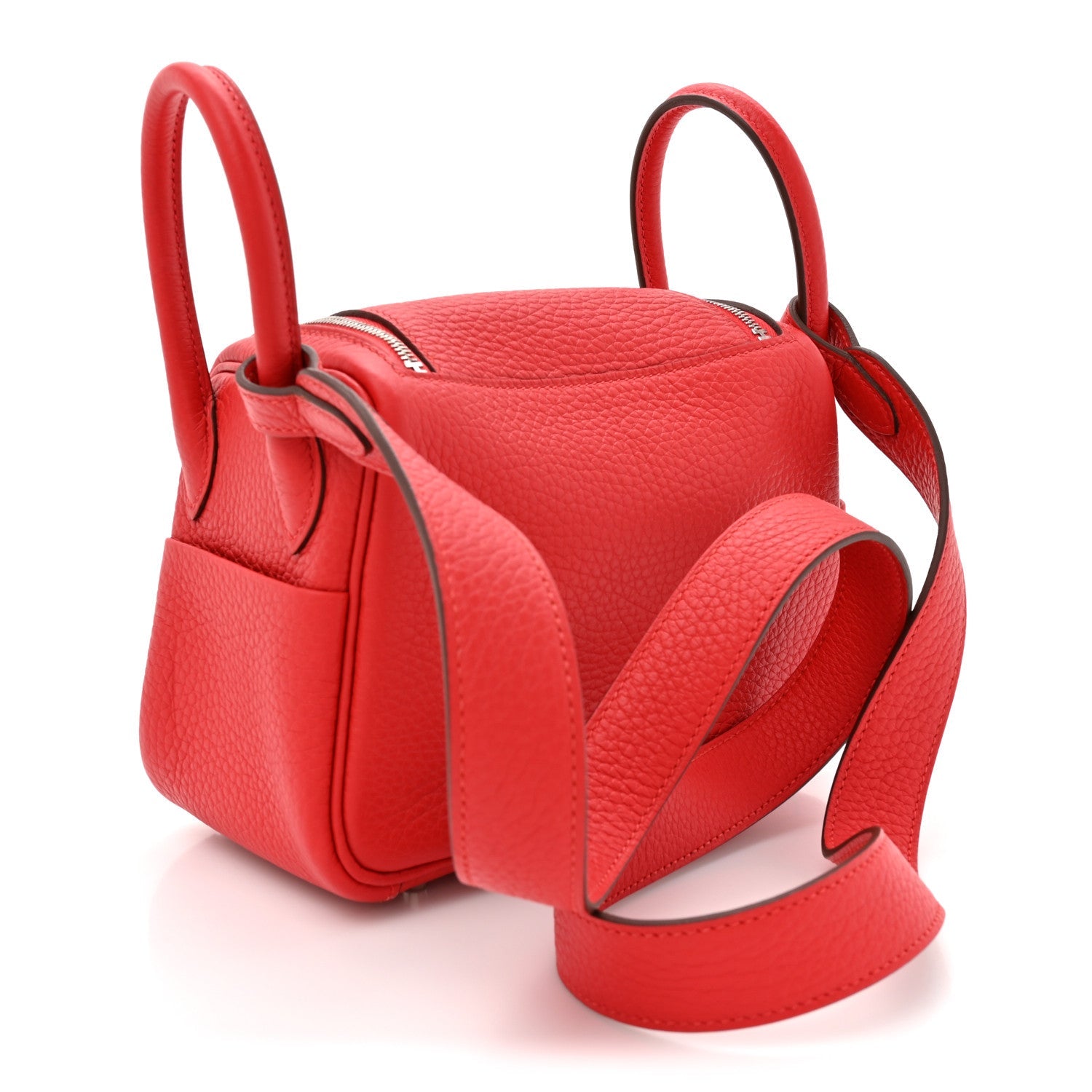 Taurillon Clemence Mini Lindy 20 Rouge Radieux