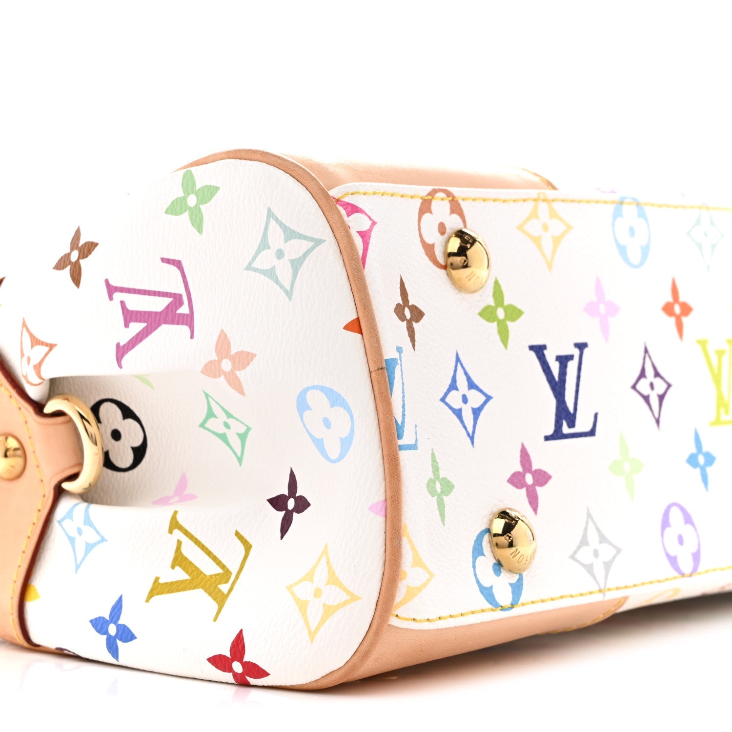Monogram Multicolor Beverly MM White