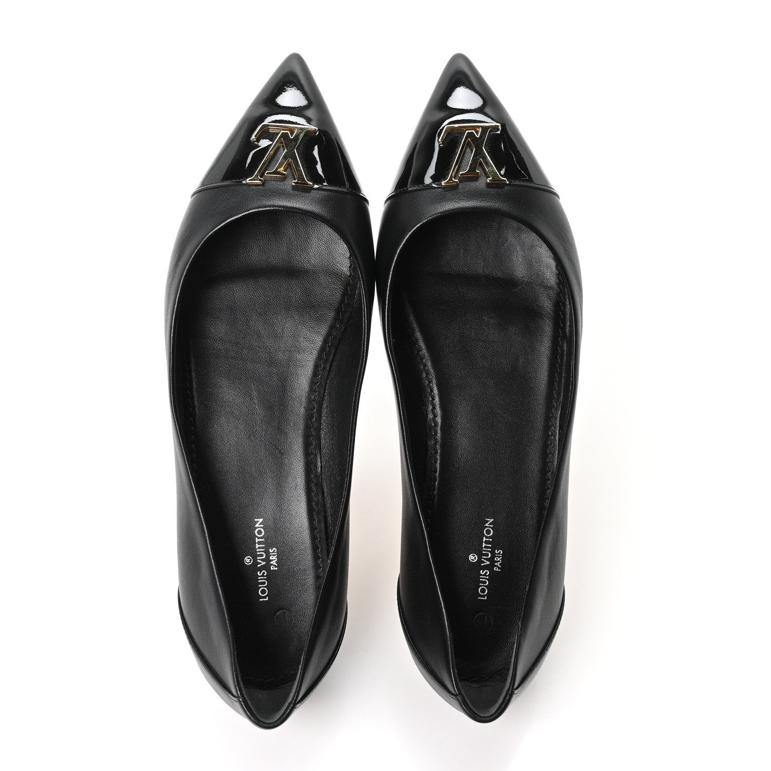 Lambskin Capucines Flat Ballerinas 36.5 Black
