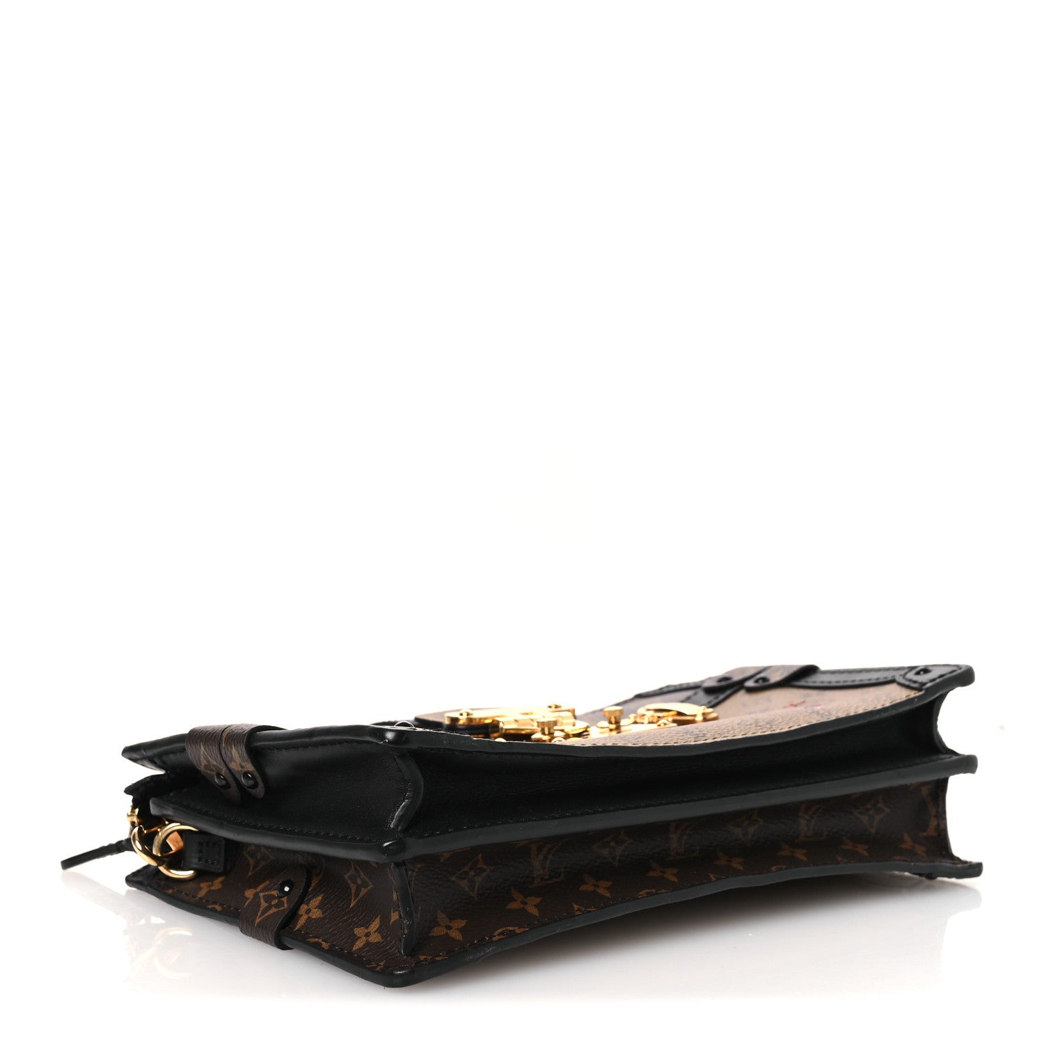 Reverse Monogram Trunk Clutch