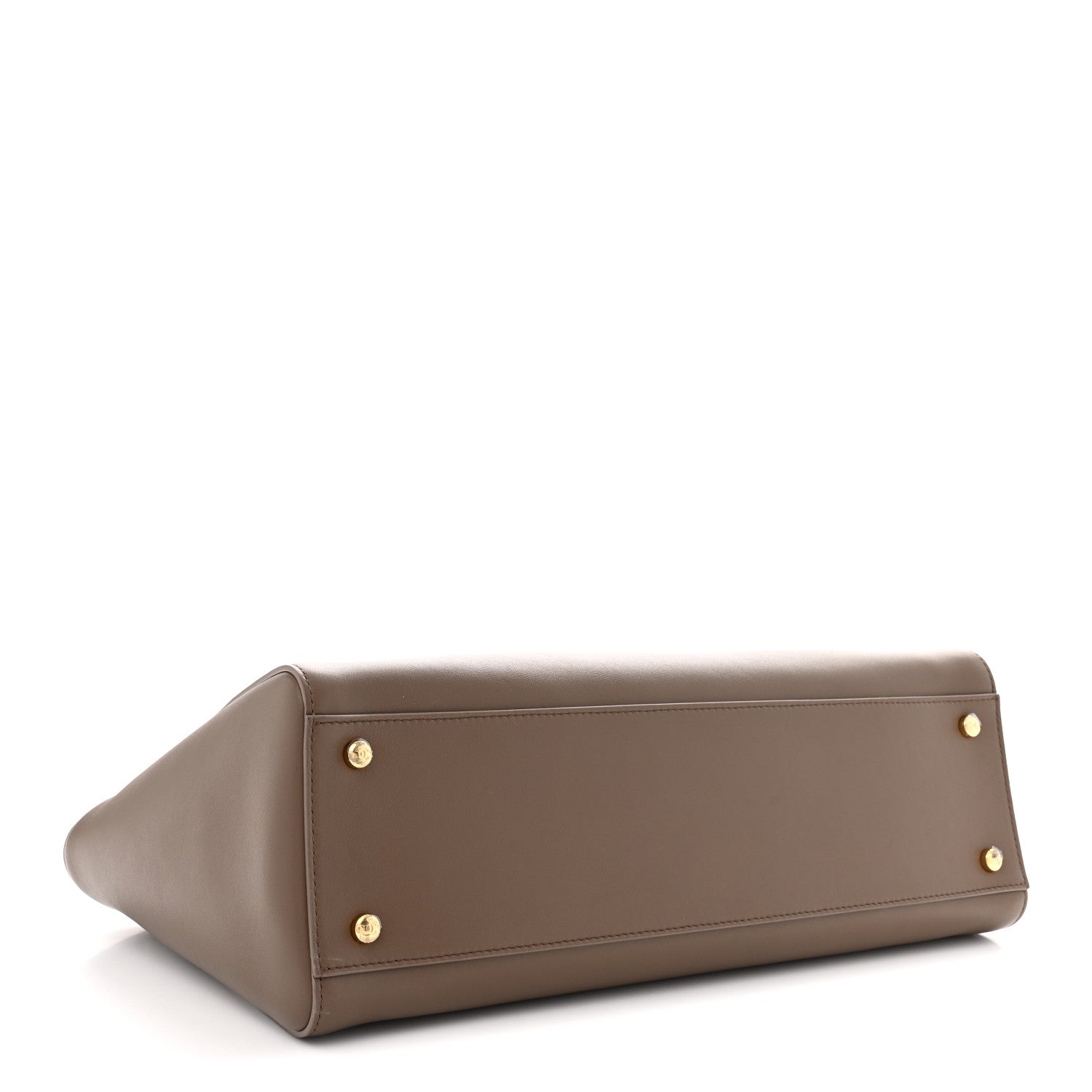 Calfskin Archetype Small Shopping Tote Brown