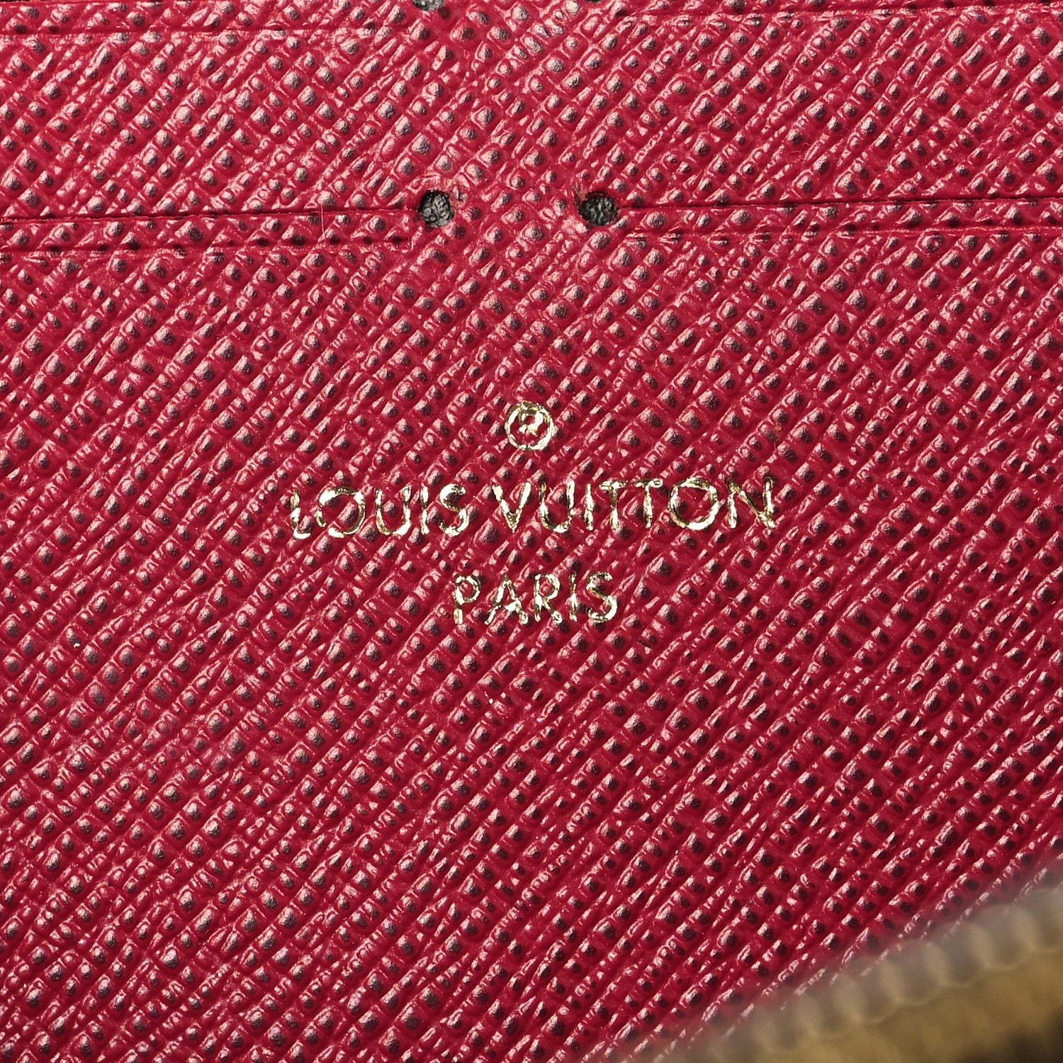 Monogram Clemence Wallet Fuchsia